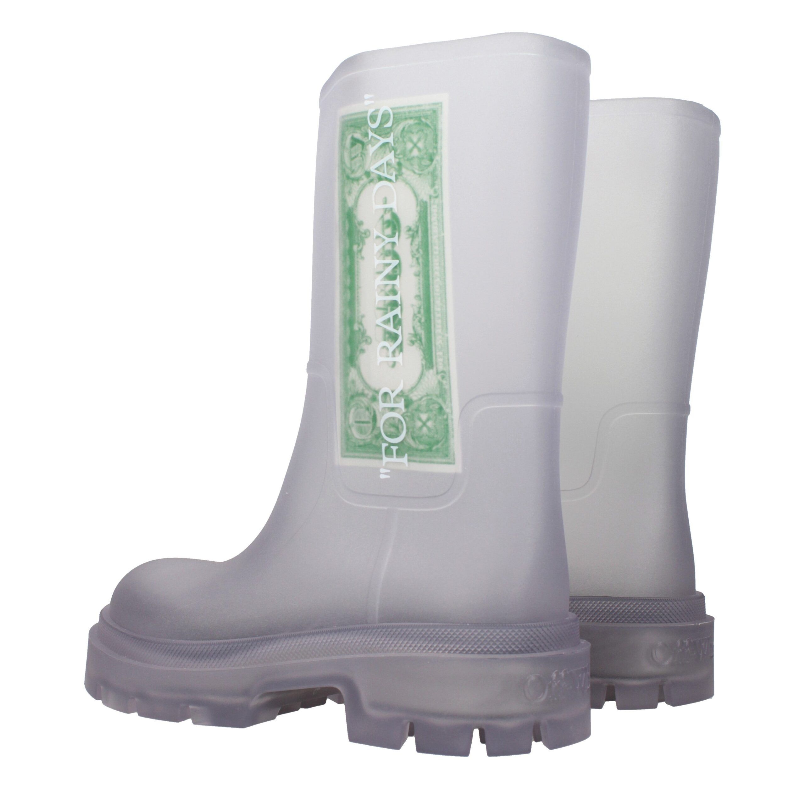 Pvc Ankle Men's Boots - Off-White - Modalova