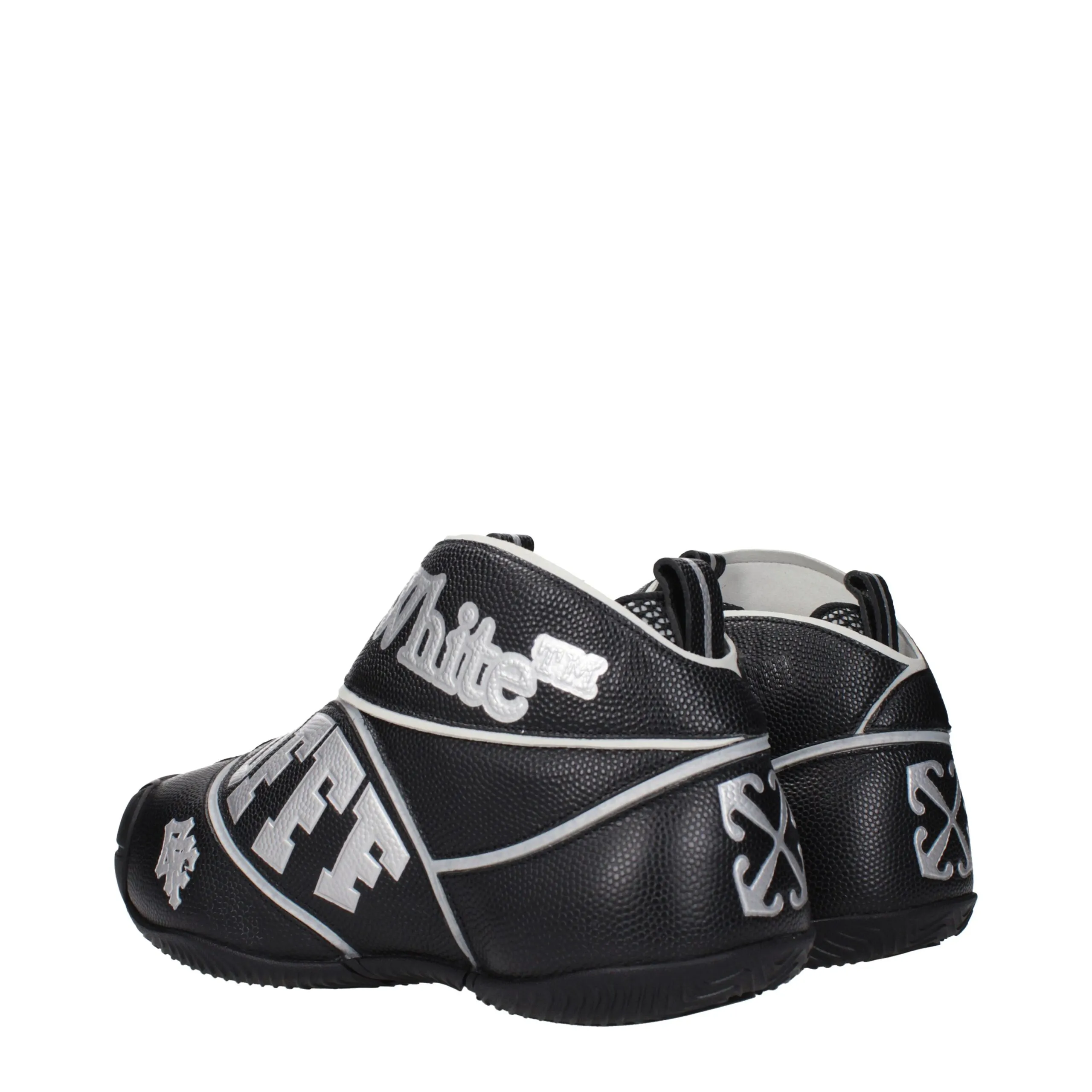 Leather High Top Men's Sneakers - Off-White - Modalova