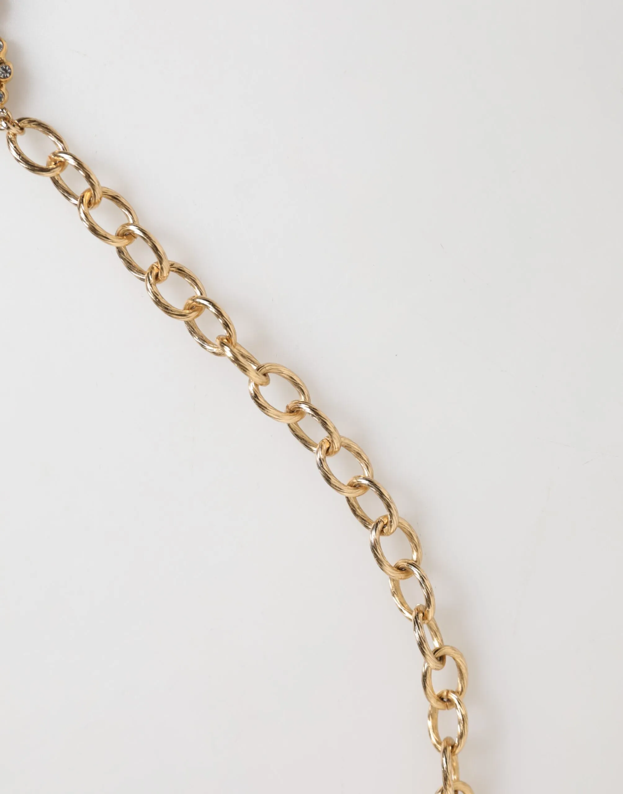 Crystal Clock Pendant Statement Jewelry Women's Necklace - Dolce & Gabbana - Modalova