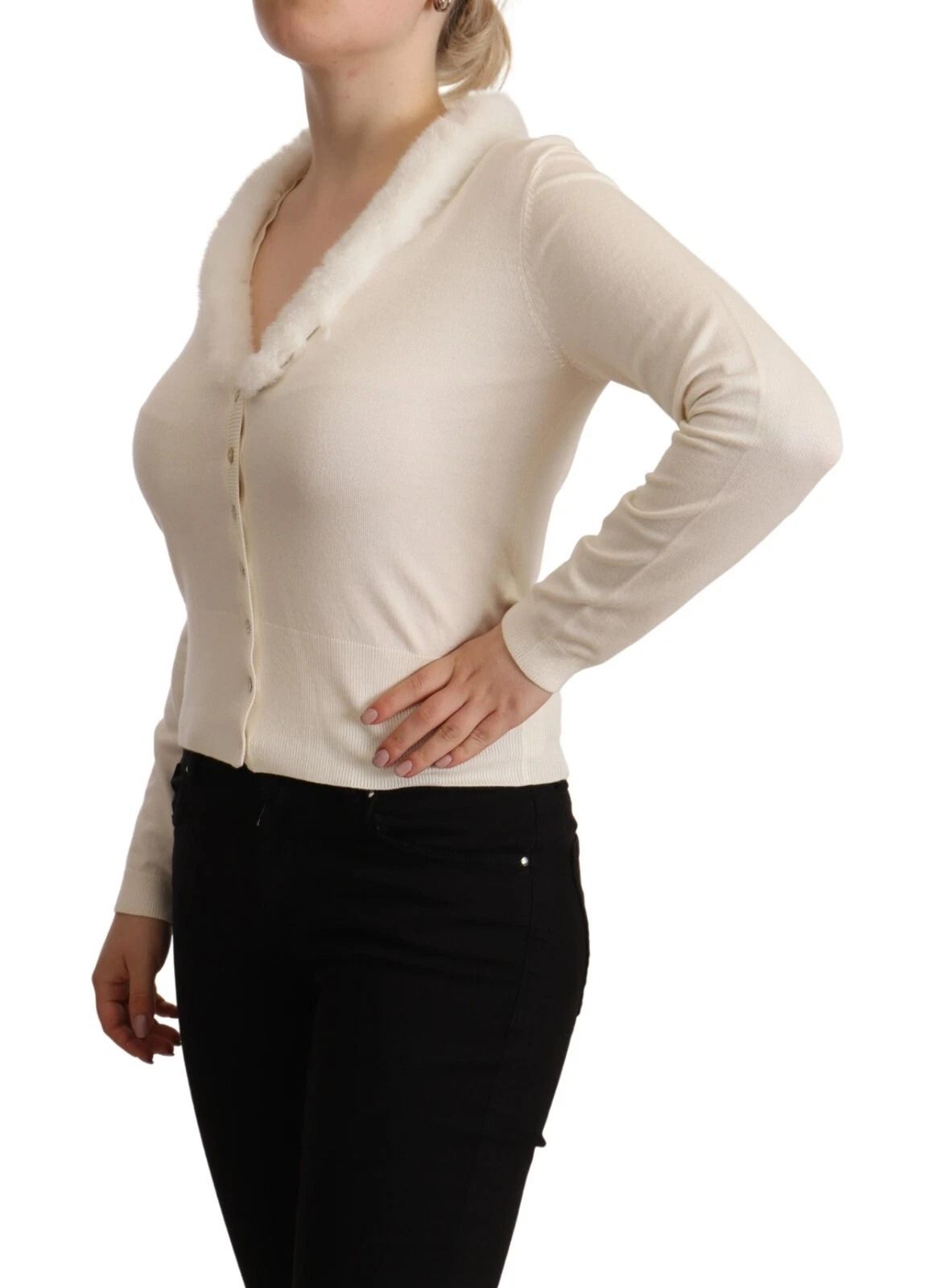 Viscose Long Sleeves Fur Shearling Women's Blouse (Pre-Owned) - Liu Jo - Modalova