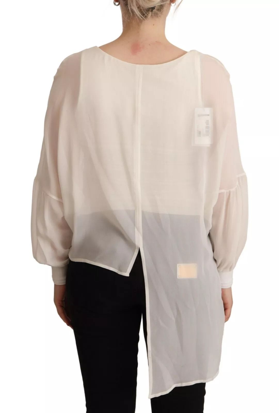 Silk Long Sleeves Deep Vneck Women's Top (Pre-Owned) - Patrizia Pepe - Modalova