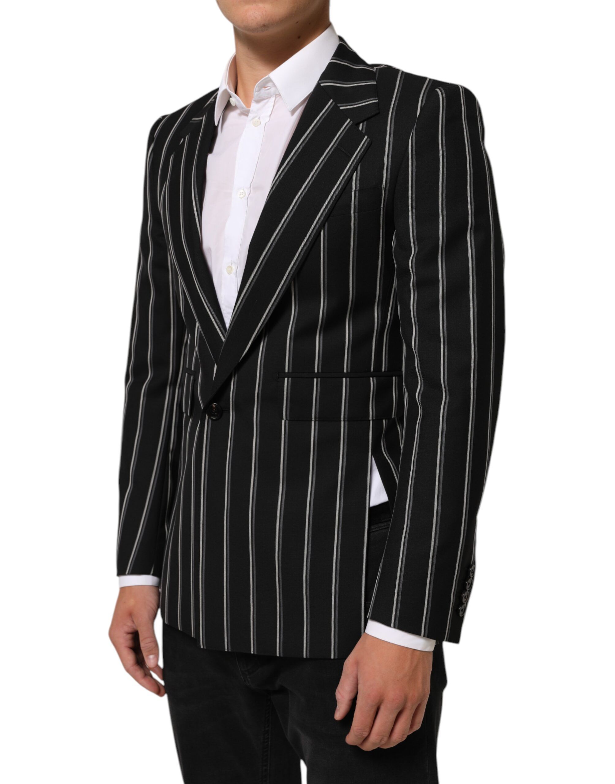 Stripes SICILIA 1 Button Suit Men's Blazer - Dolce & Gabbana - Modalova