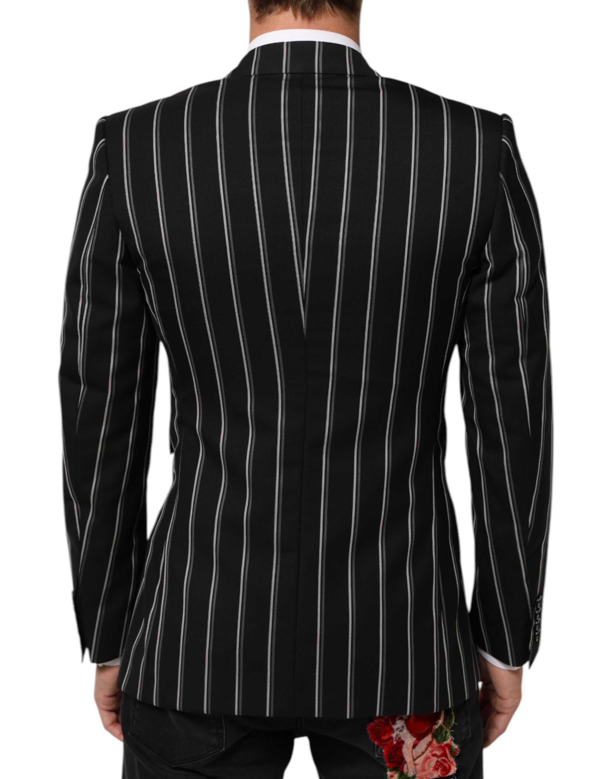 Stripes SICILIA 1 Button Suit Men's Blazer - Dolce & Gabbana - Modalova