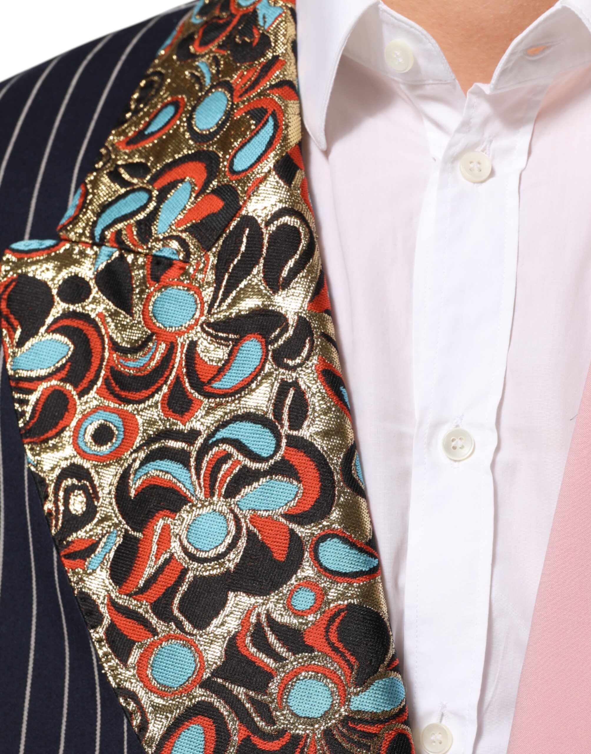 Patchwork Single Breasted Jacket Men's Blazer - Dolce & Gabbana - Modalova