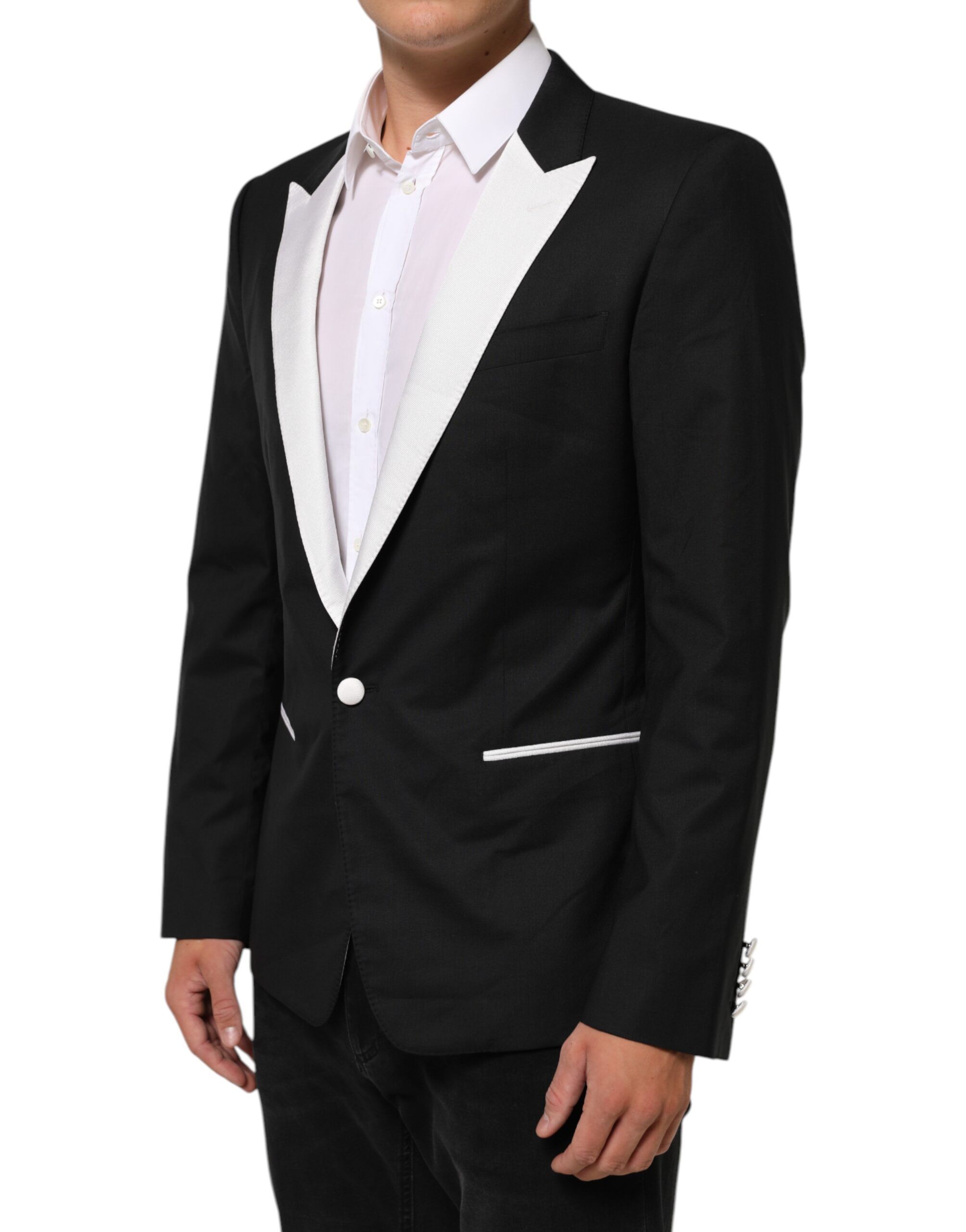 Black White MARTINI 1 Button Men Suit Women's Blazer - Dolce & Gabbana - Modalova
