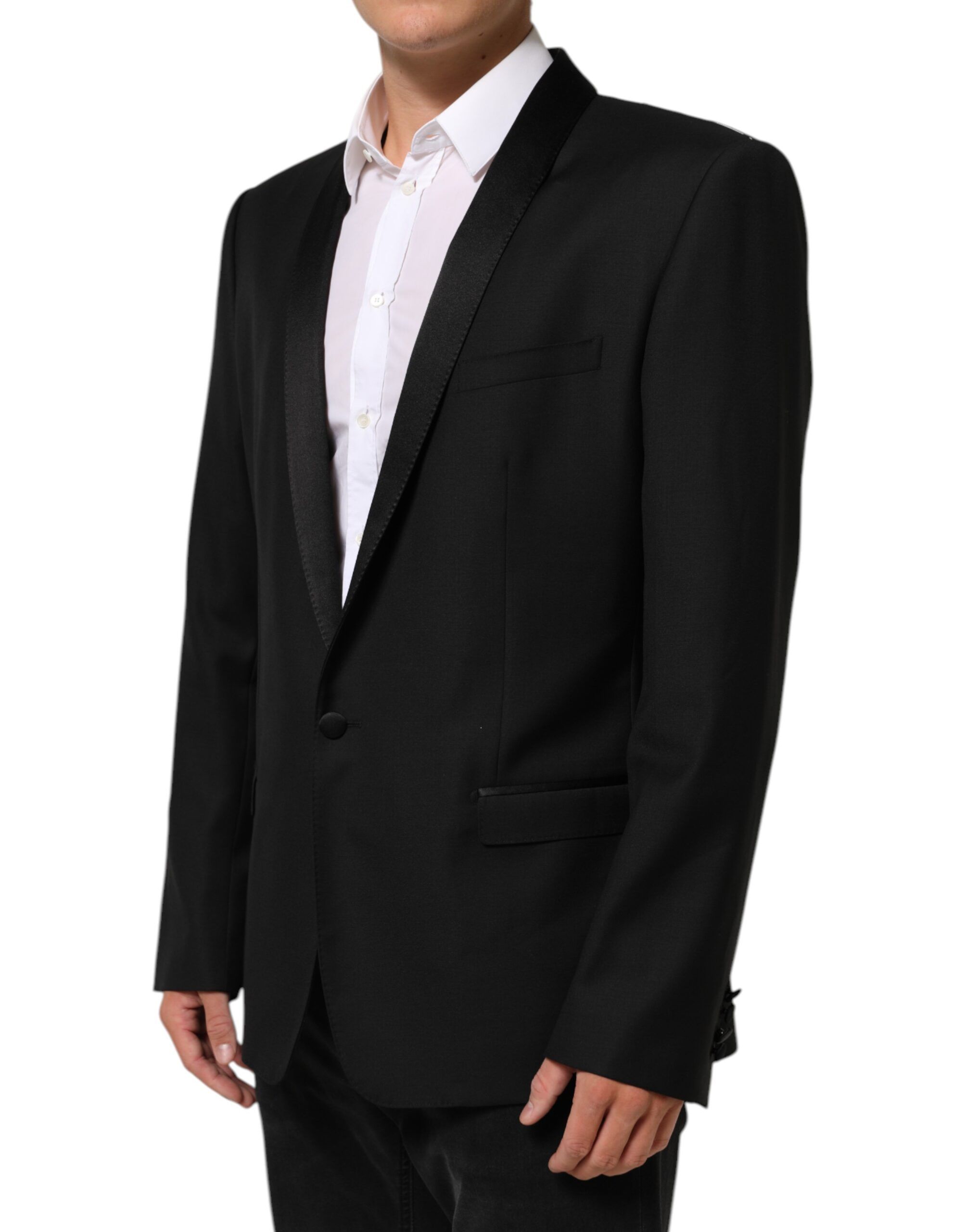 Wool GOLD 1 Button Men Suit Men's Blazer - Dolce & Gabbana - Modalova