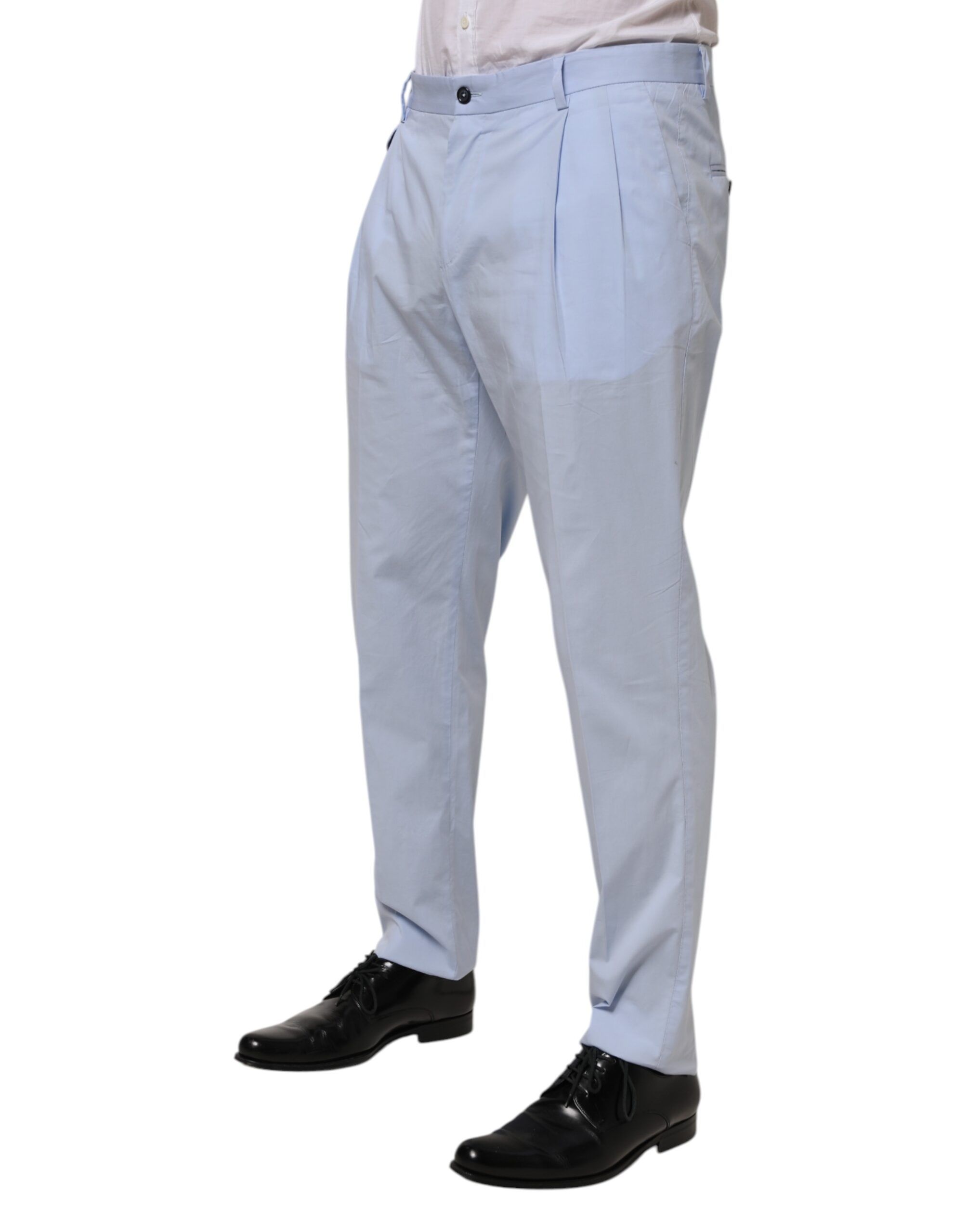 Cotton Stretch Tapered Men Trouser Men's Pants (Pre-Owned) - Dolce & Gabbana - Modalova