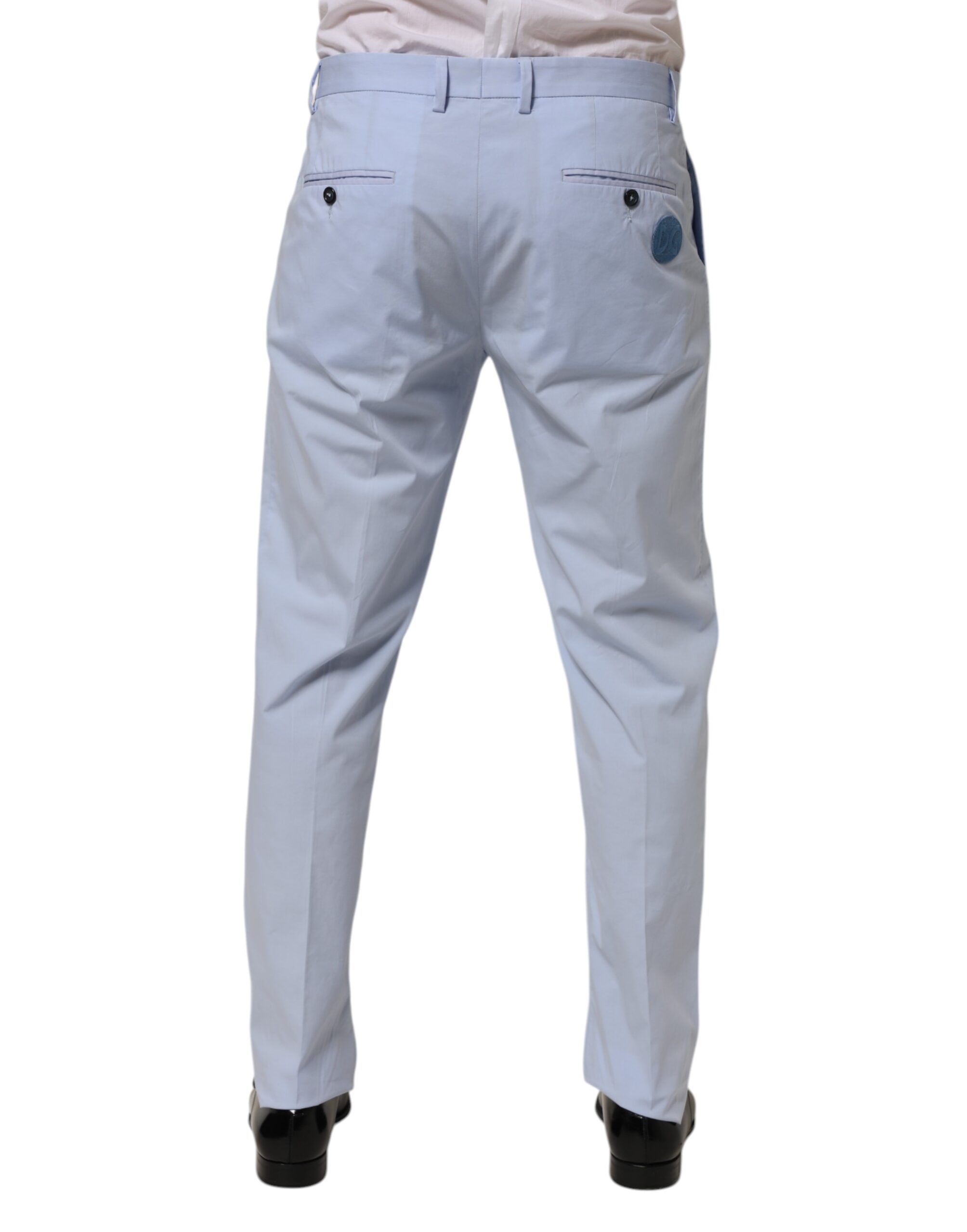 Cotton Stretch Tapered Men Trouser Men's Pants (Pre-Owned) - Dolce & Gabbana - Modalova
