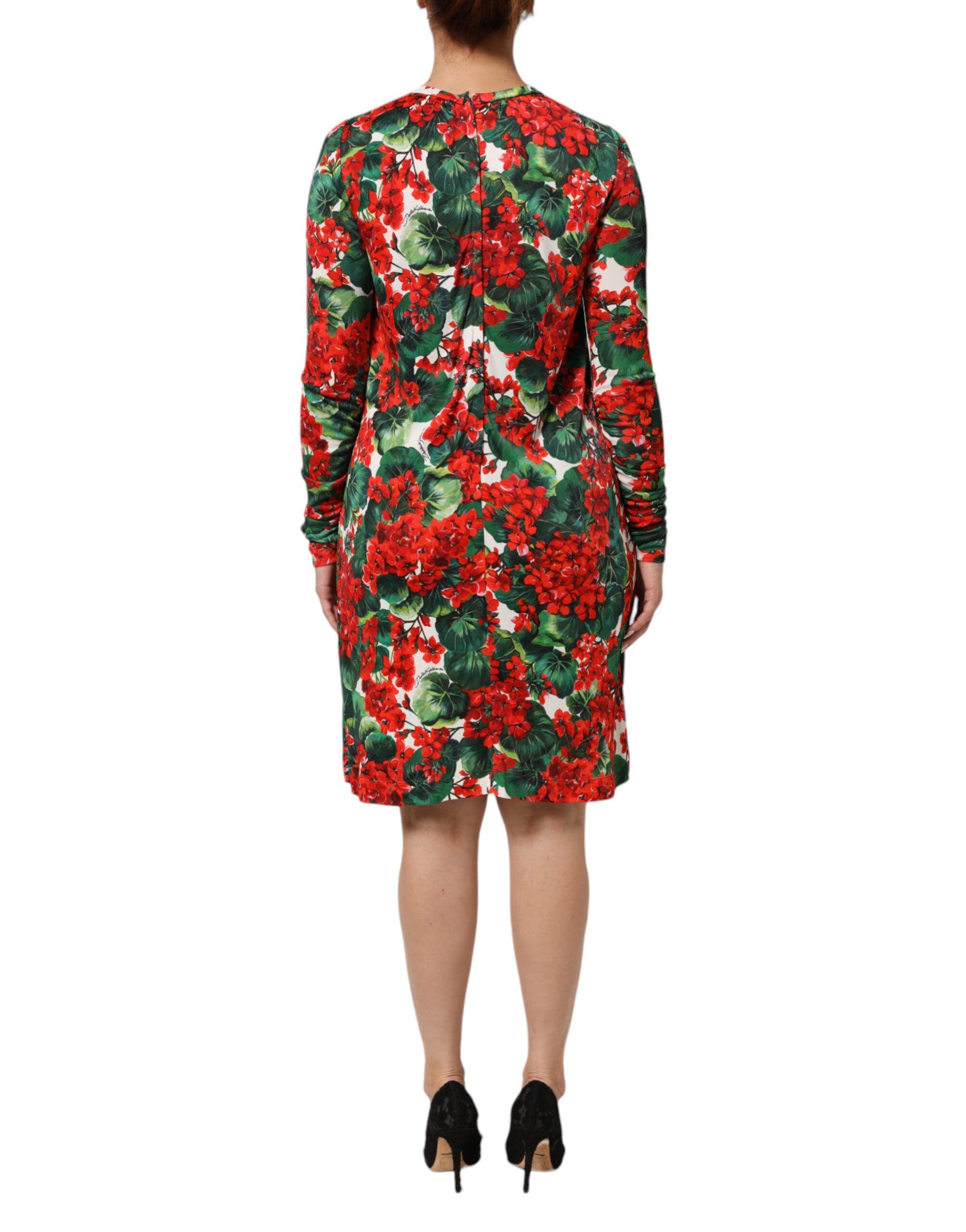 Floral Short Portofino Women's Dress - Dolce & Gabbana - Modalova