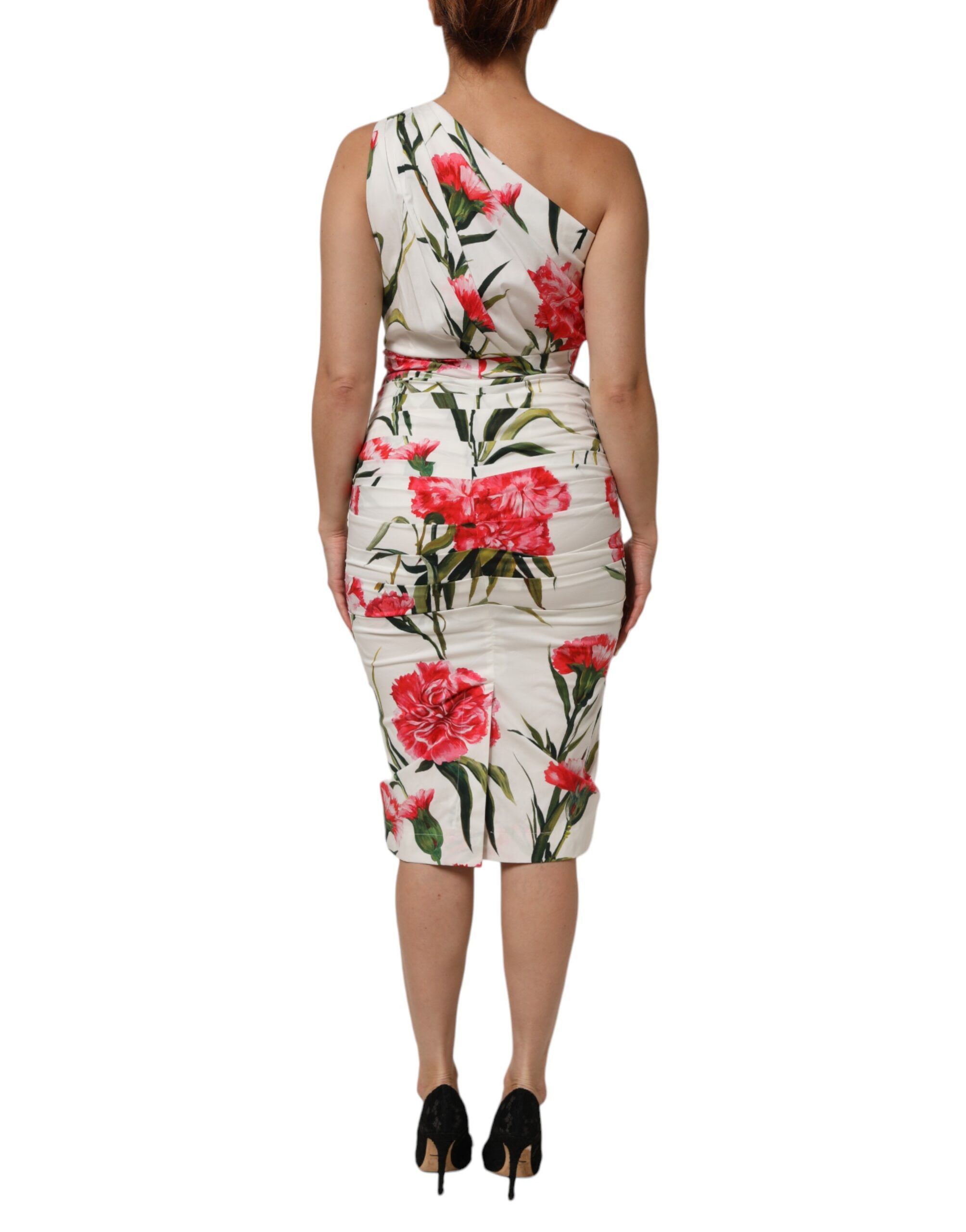 Floral One Shoulder Sheath Women's Dress - Dolce & Gabbana - Modalova