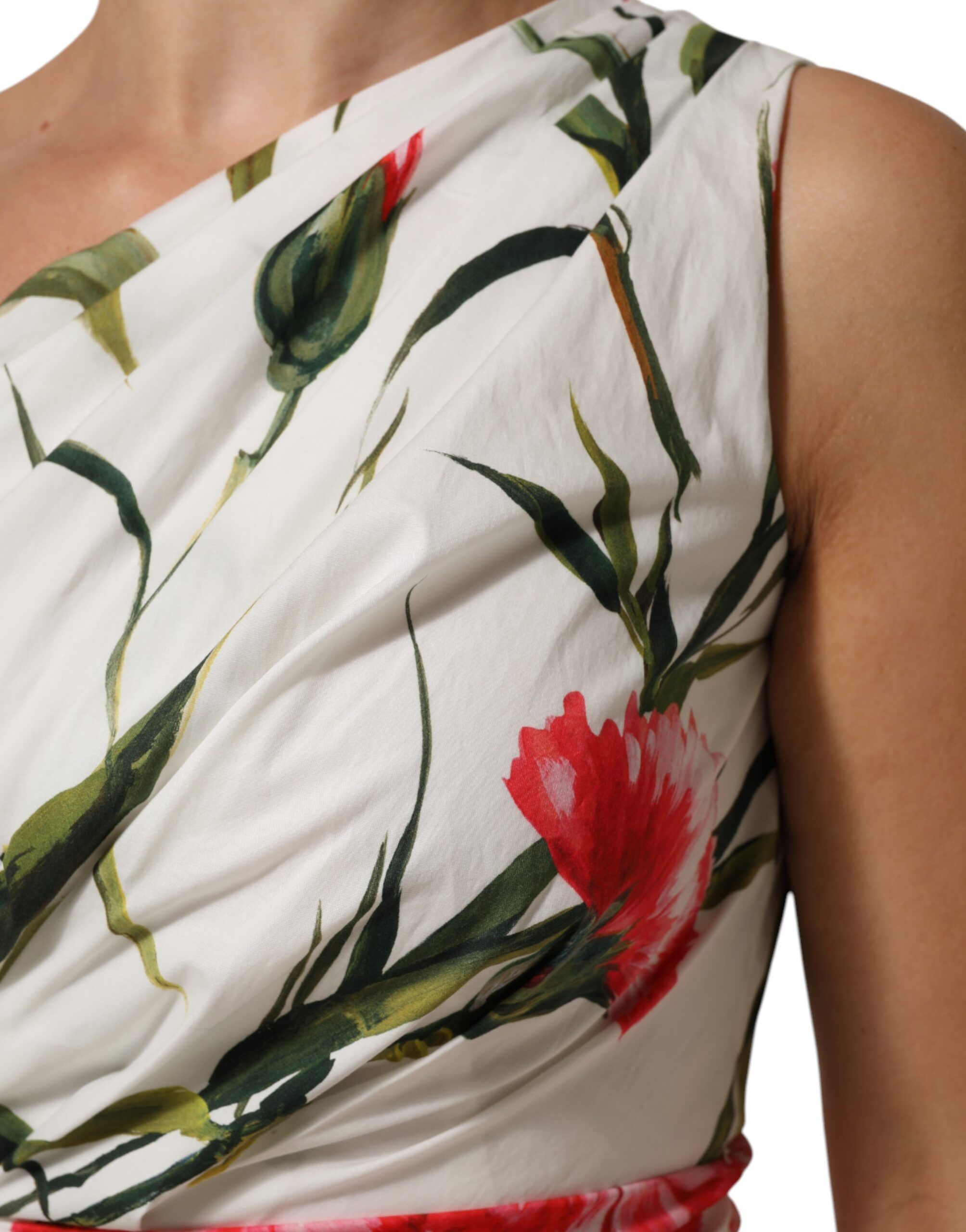 Floral One Shoulder Sheath Women's Dress - Dolce & Gabbana - Modalova