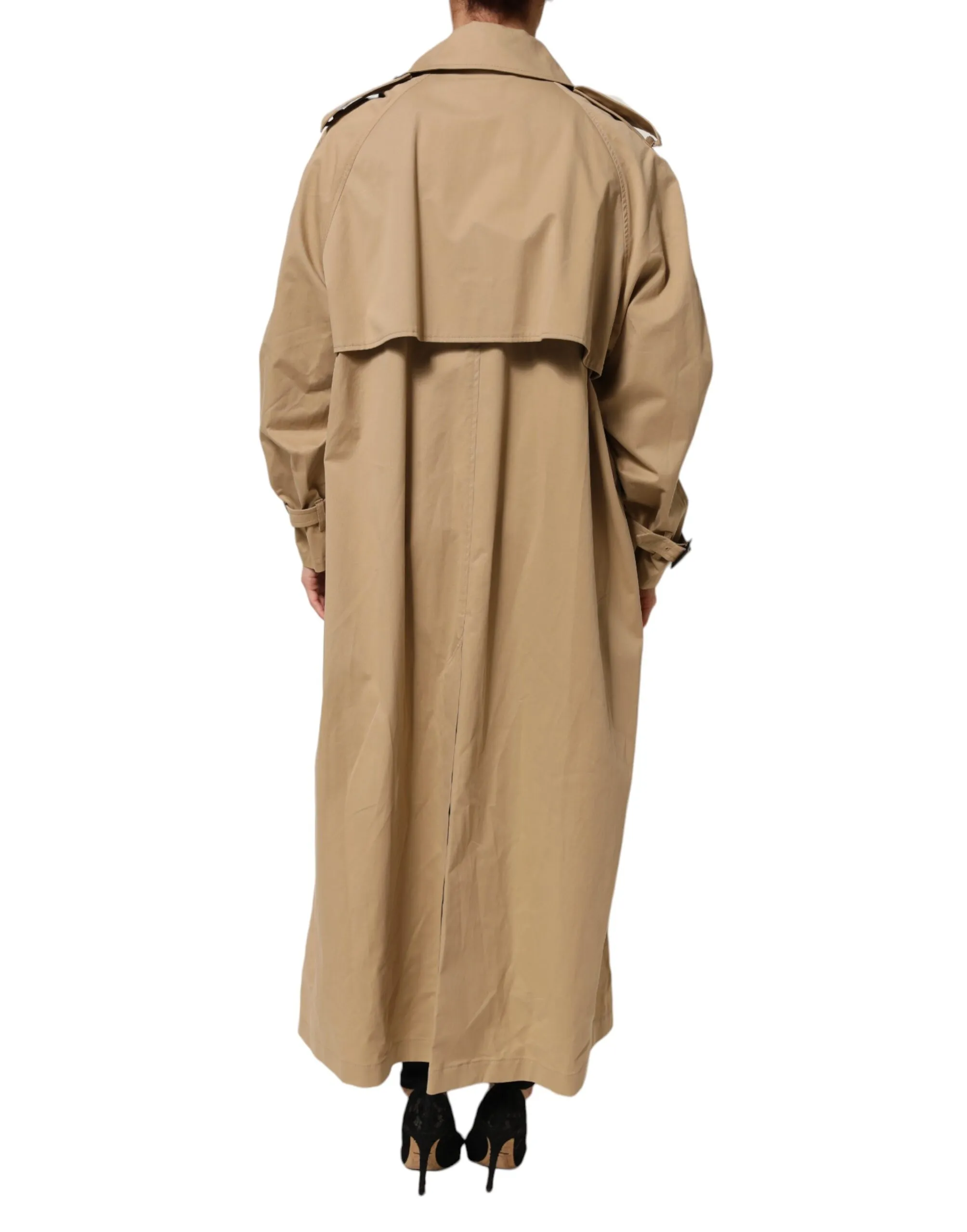 Double Breasted Trench Coat Women's Jacket (Pre-Owned) - Dolce & Gabbana - Modalova