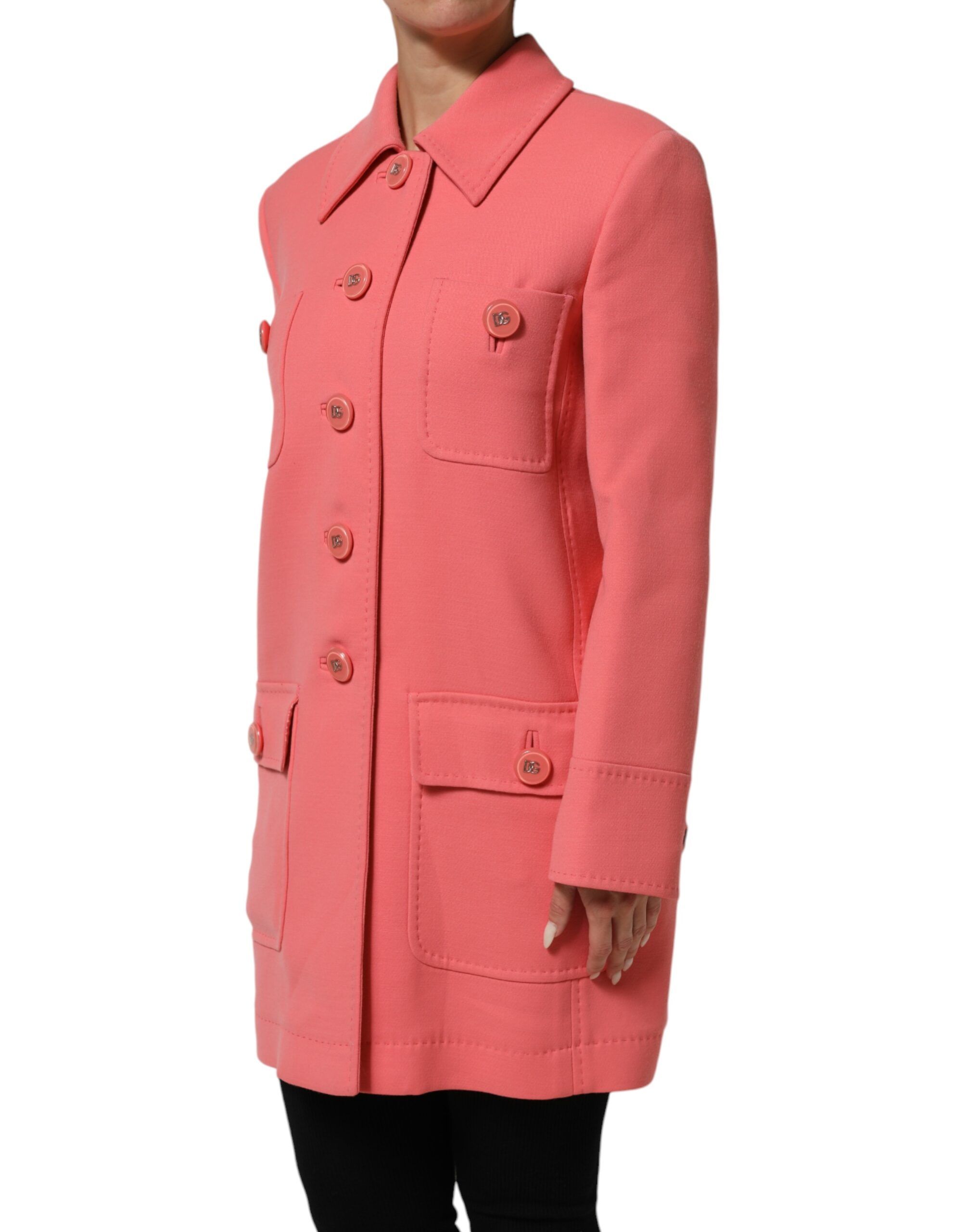 Buttoned Down Trench Coat Women's Jacket (Pre-Owned) - Dolce & Gabbana - Modalova
