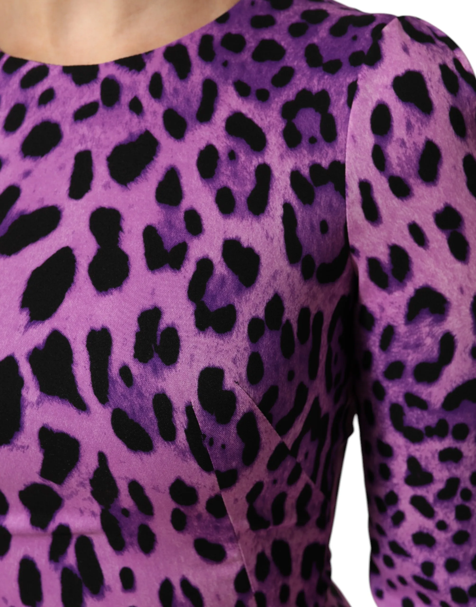 Leopard Sheath Bodycon Mini Women's Dress - Dolce & Gabbana - Modalova