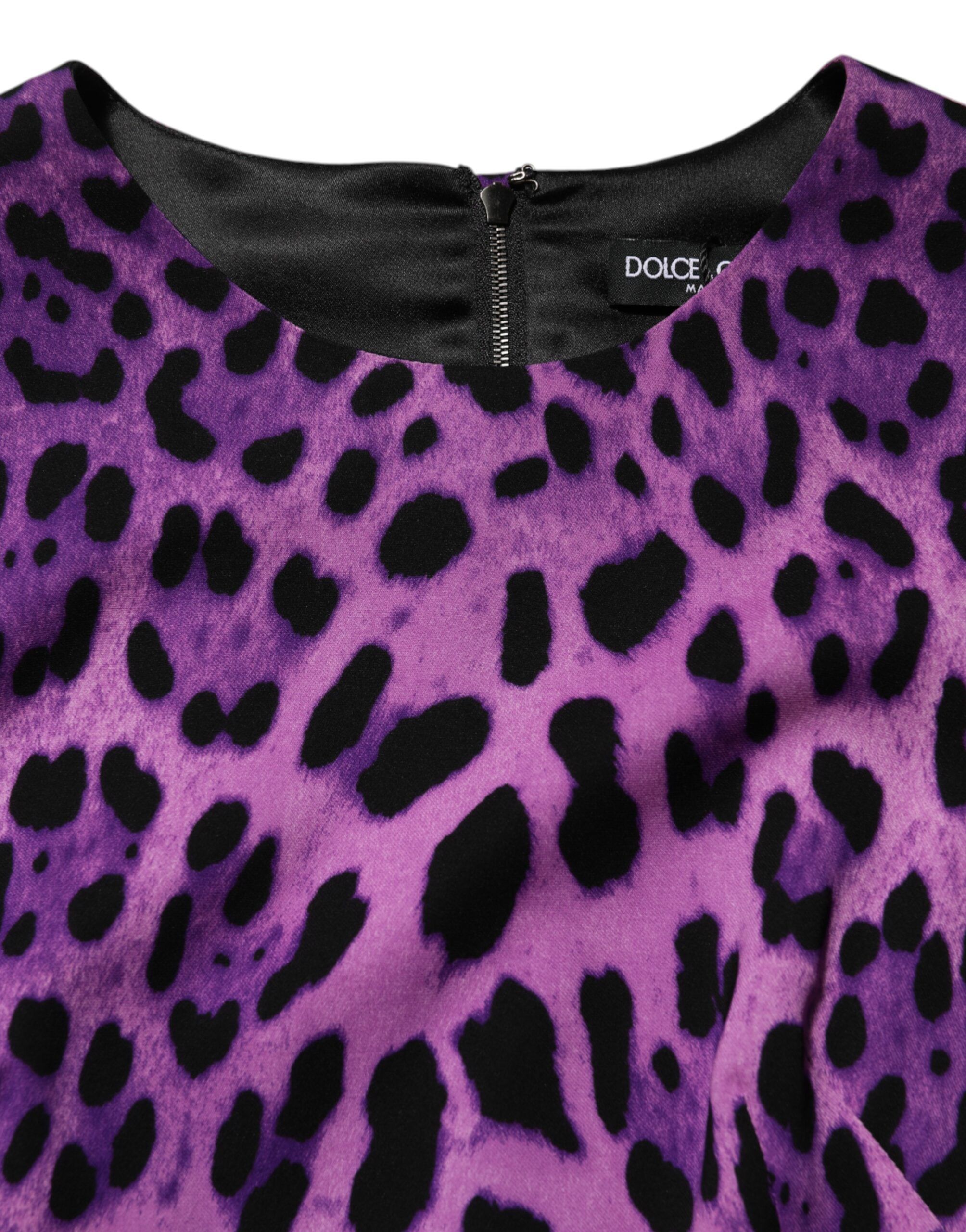 Leopard Sheath Bodycon Mini Women's Dress - Dolce & Gabbana - Modalova