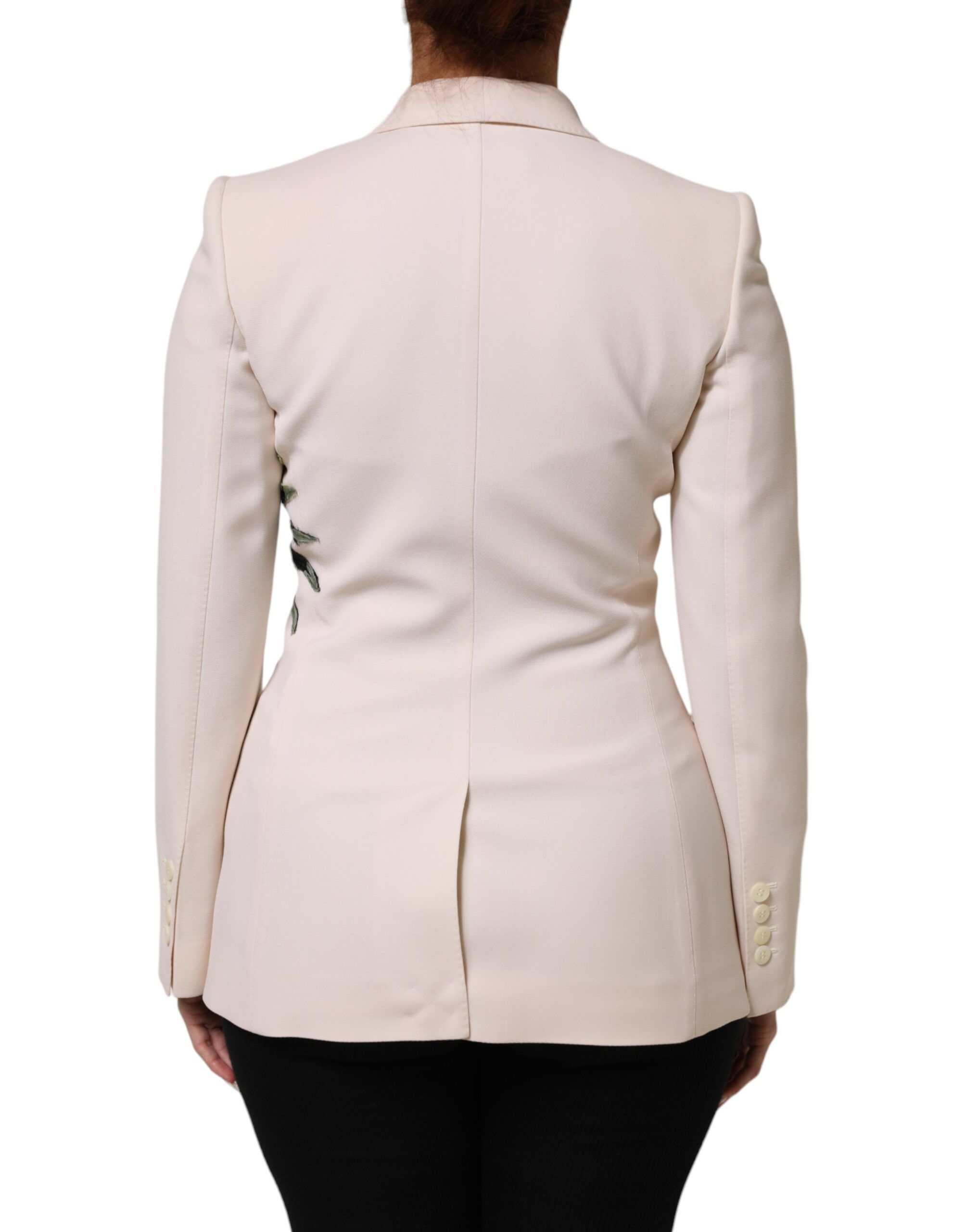 Embroidered Single Breasted Women's Jacket - Dolce & Gabbana - Modalova