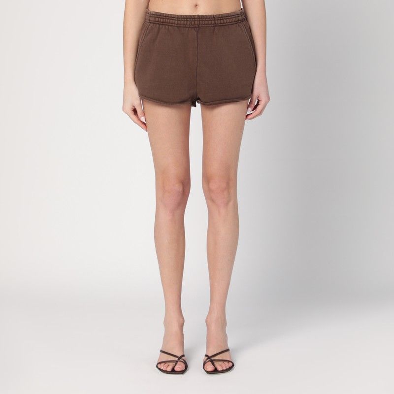 Cotton brown flared trousers - Entire Studios - Modalova