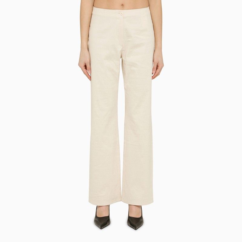 Regular white cotton trousers - Our Legacy - Modalova
