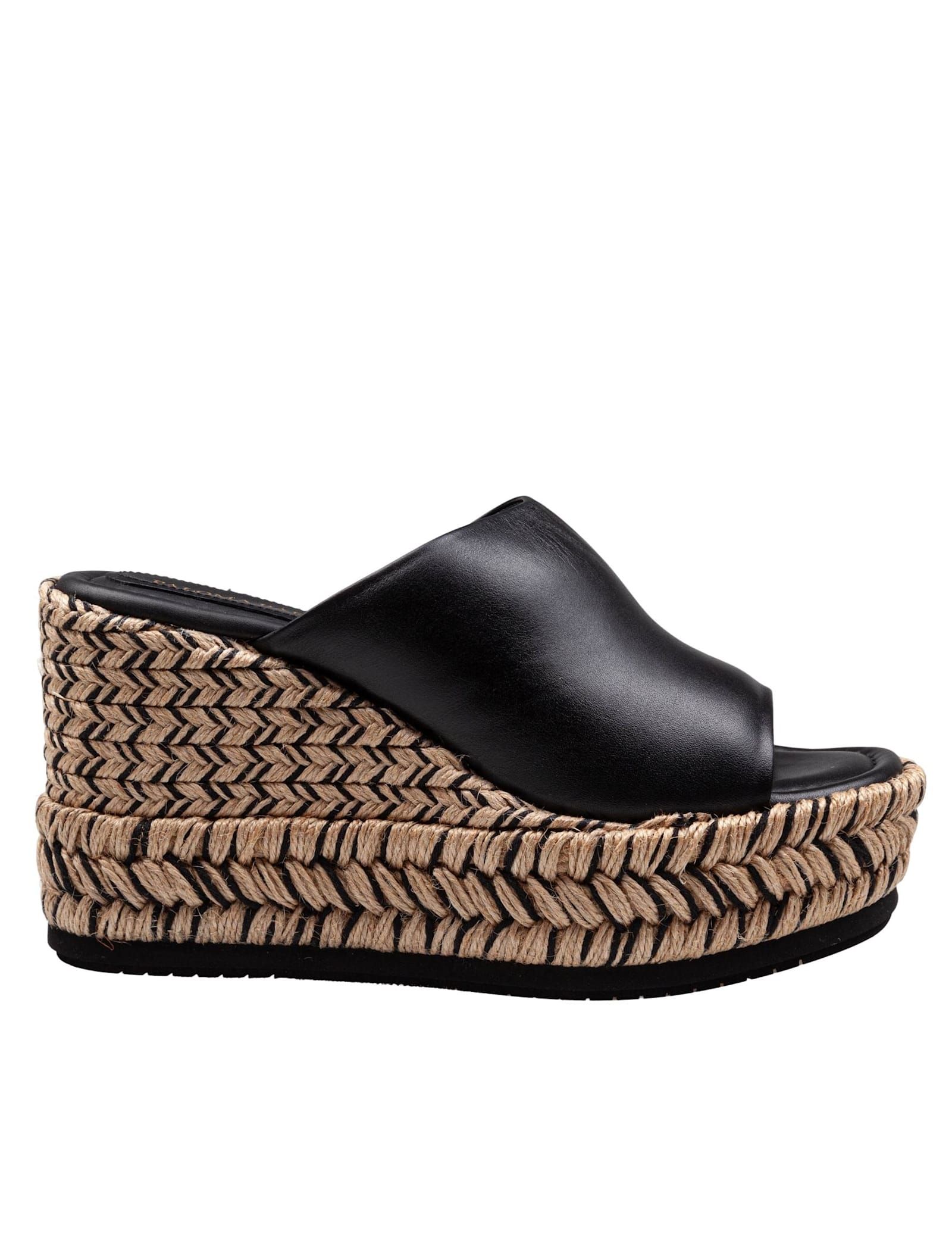 Paloma Alide Sandal In Leather With Rope Wedge - Paloma Barceló - Modalova