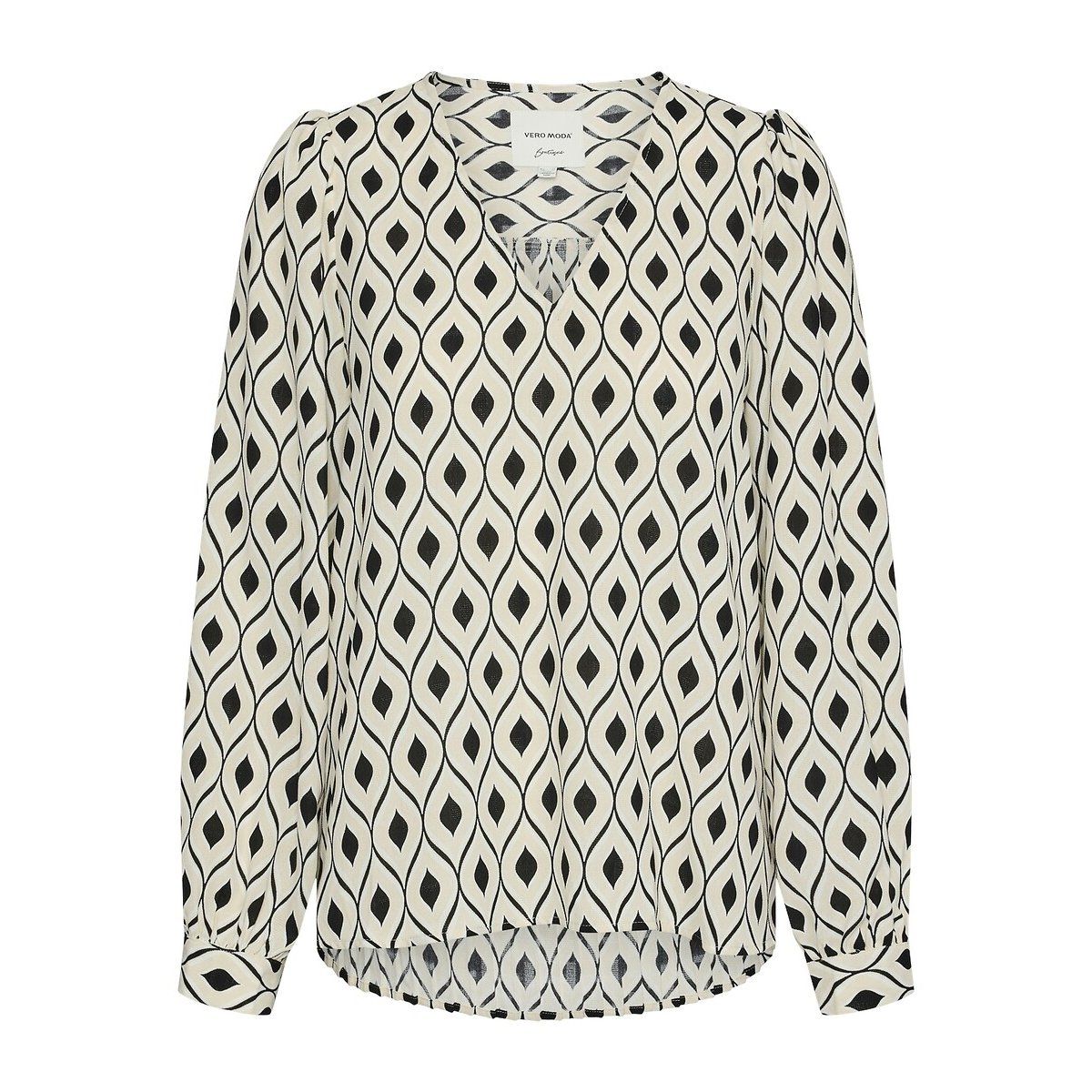 Blusa Fantasia Scollo A V Donna Taglie XS - vero moda - Modalova