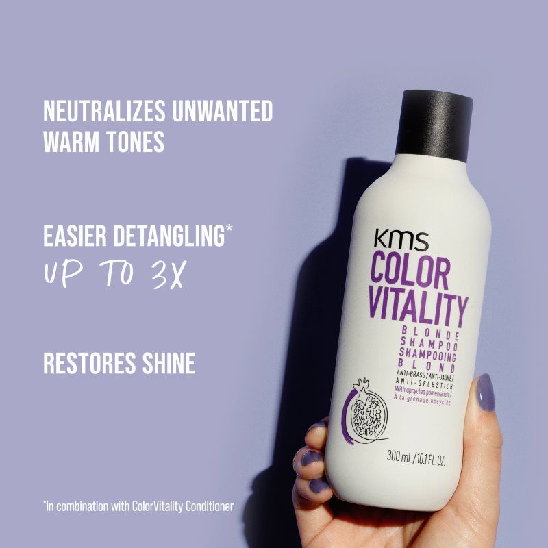 Color Vitality Blonde Shampoo champú para cabello rubio 300 ml - KMS - Modalova