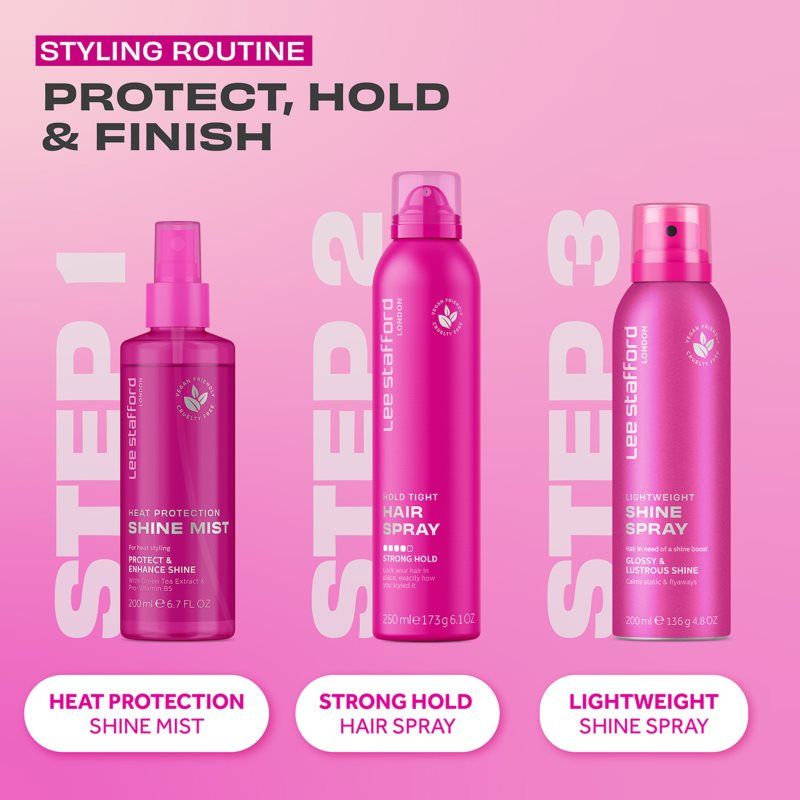Styling Heat Protection Shine Mist spray termoprotector 200 ml - Lee Stafford - Modalova