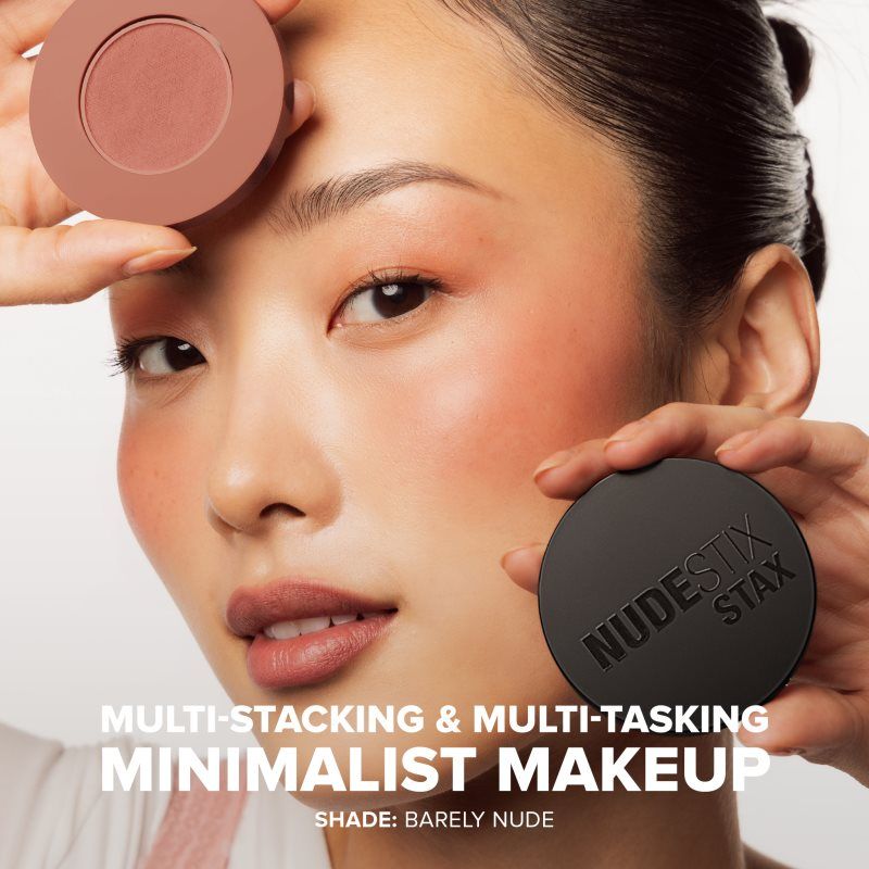 Stax All Over Color Blush Balm maquillaje multifuncional para ojos, labios y rostro tono Barely Nude 2.5 g - Nudestix - Modalova