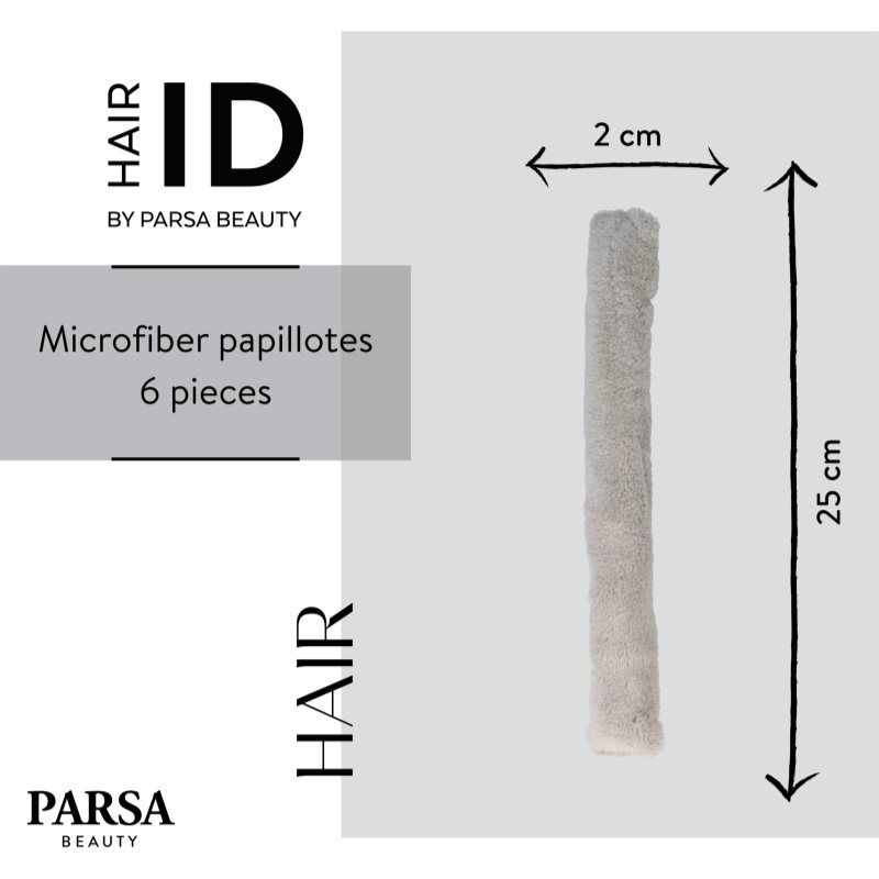 ID Microfibre Bendy Rollers set para rizado de cabello 6 ud - Parsa Beauty - Modalova