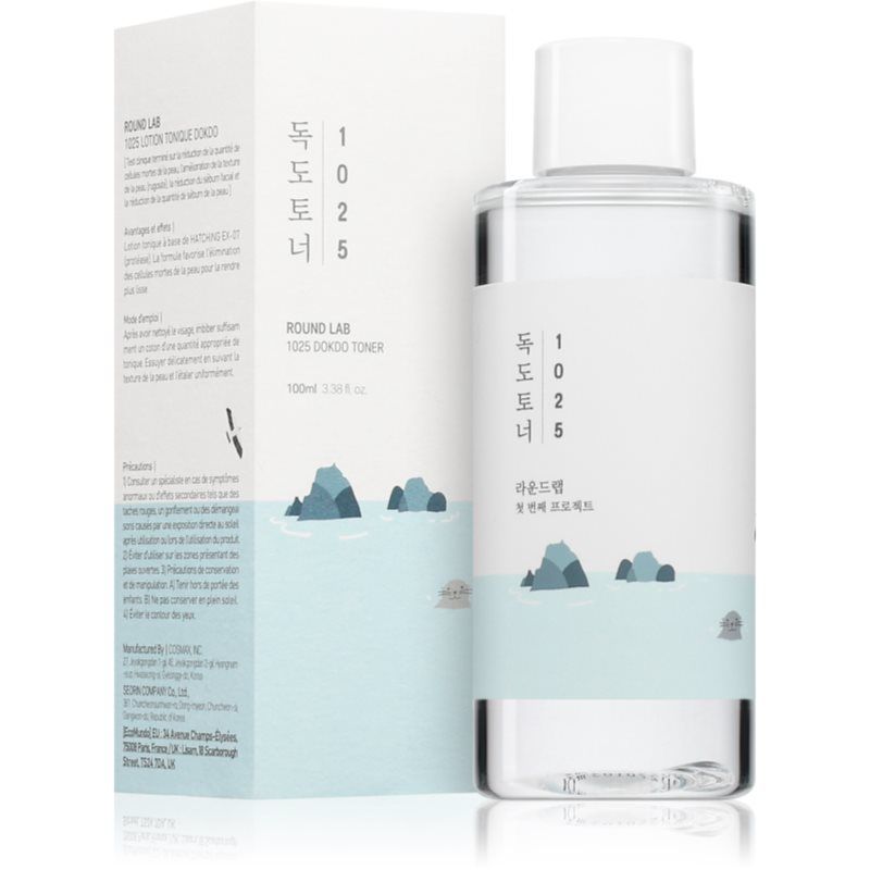 Dokdo Toner tónico exfoliante suave con efecto humectante 100 ml - ROUND LAB - Modalova