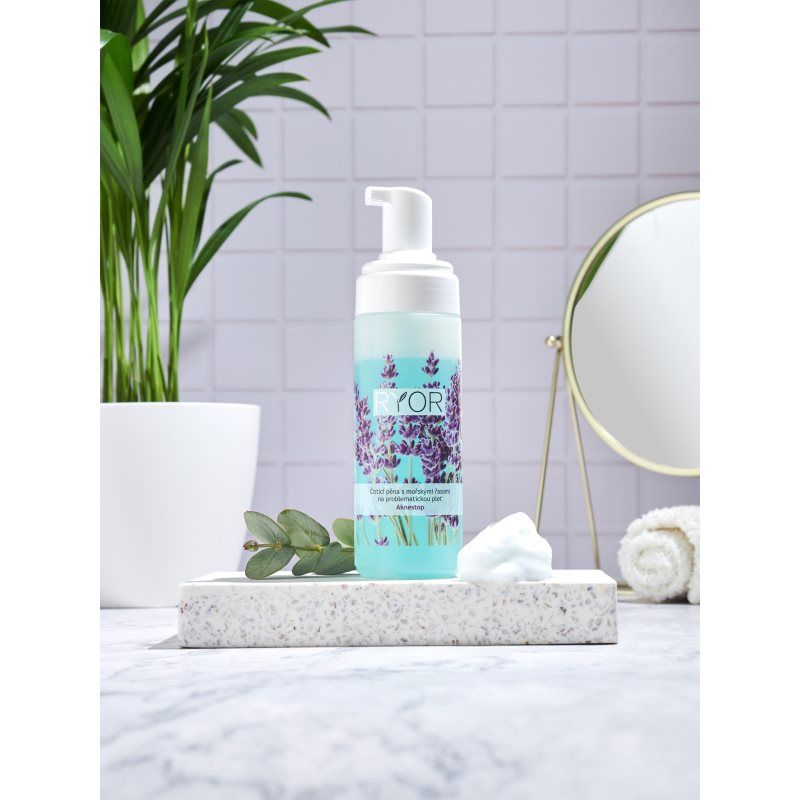 Aknestop espuma limpiadora con algas marinas para pieles problemáticas 160 ml - RYOR - Modalova