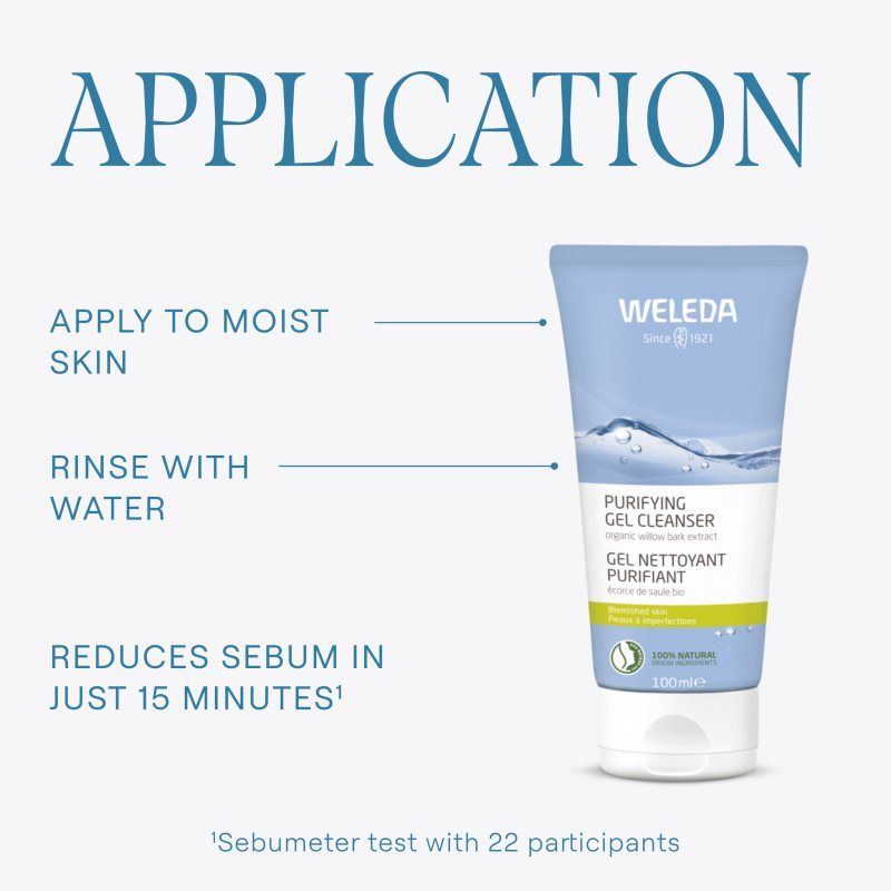 Cleansing Care gel limpiador para pieles problemáticas 100 ml - Weleda - Modalova