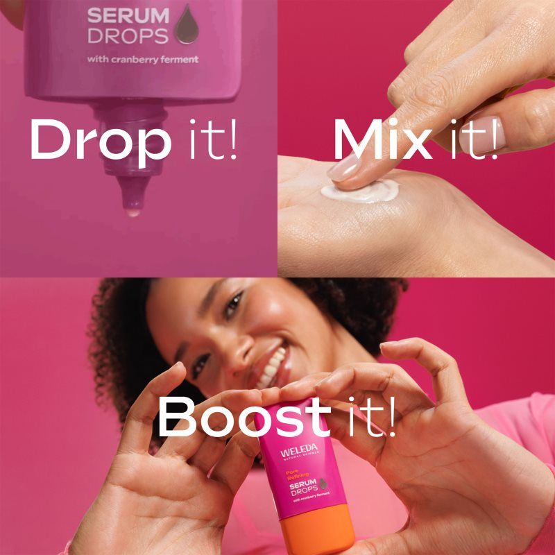 Serum Drops Pore Refining sérum iluminador para minimizar los poros 30 ml - Weleda - Modalova