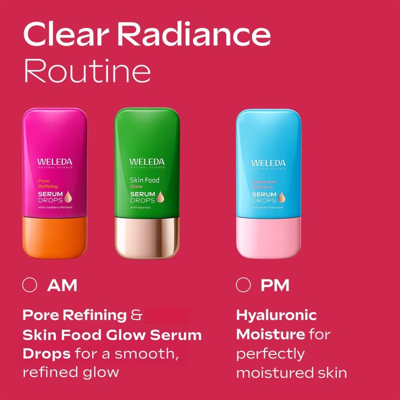 Serum Drops Pore Refining sérum iluminador para minimizar los poros 30 ml - Weleda - Modalova