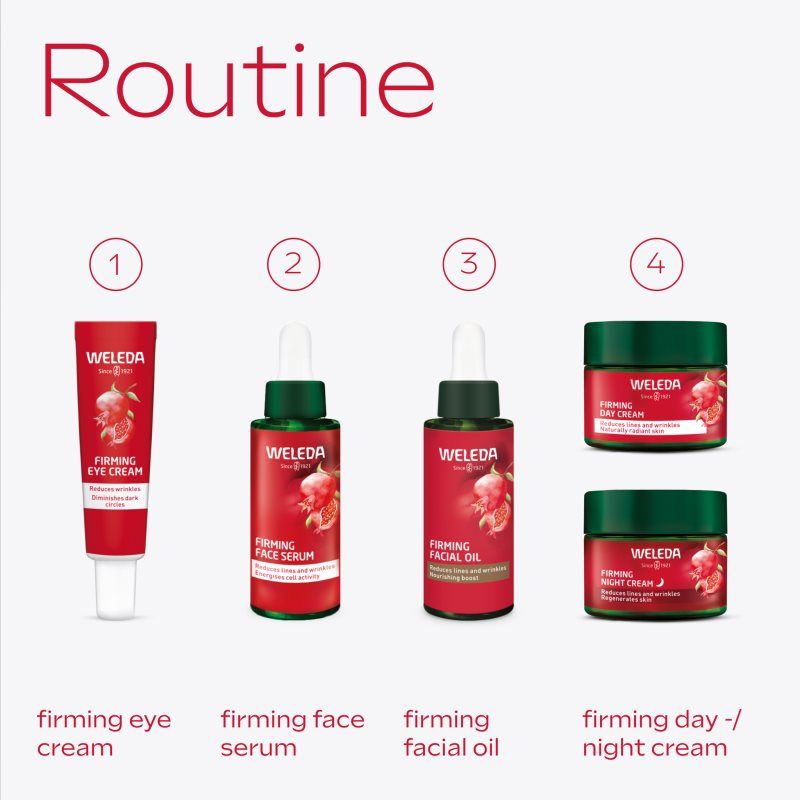 Pomegranate crema de día reafirmante antiarrugas con péptidos de maca 40 ml - Weleda - Modalova