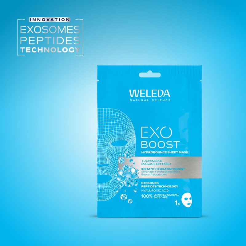 Exo Boost mascarilla hidratante en forma de hoja 20 ml - Weleda - Modalova