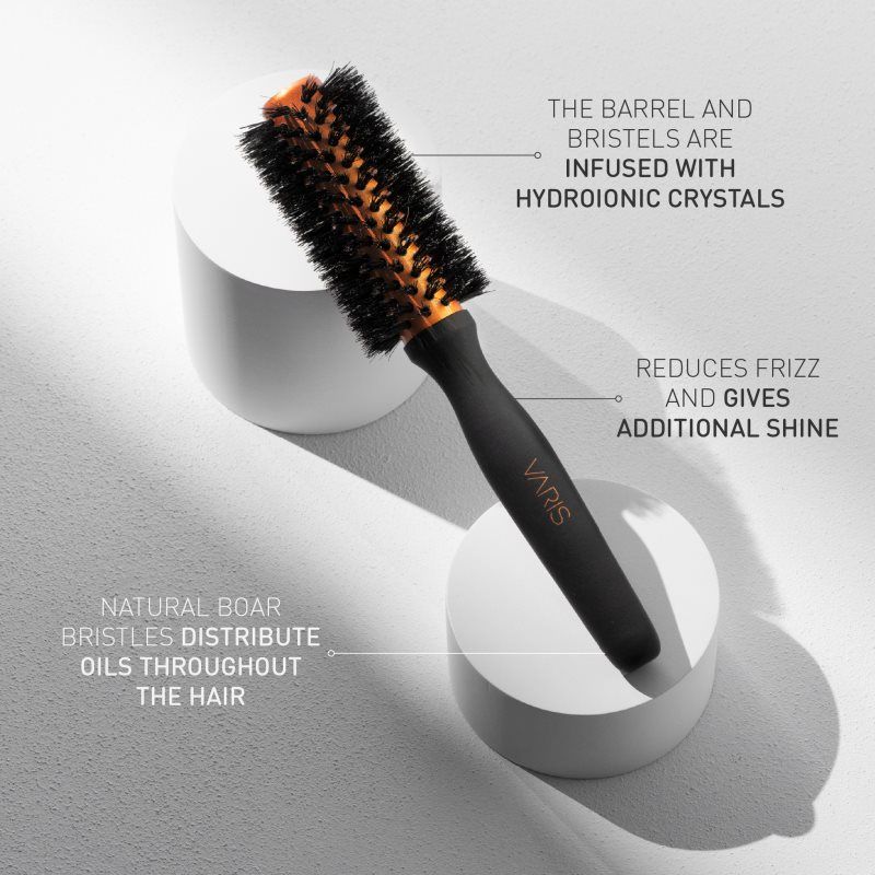 Boar Brush round brush with boar bristles Small 25 mm 1 pc - VARIS - Modalova