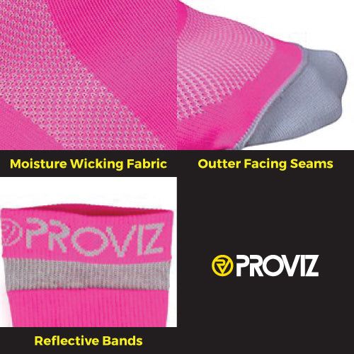 Mid Length Running Socks - Proviz - Modalova