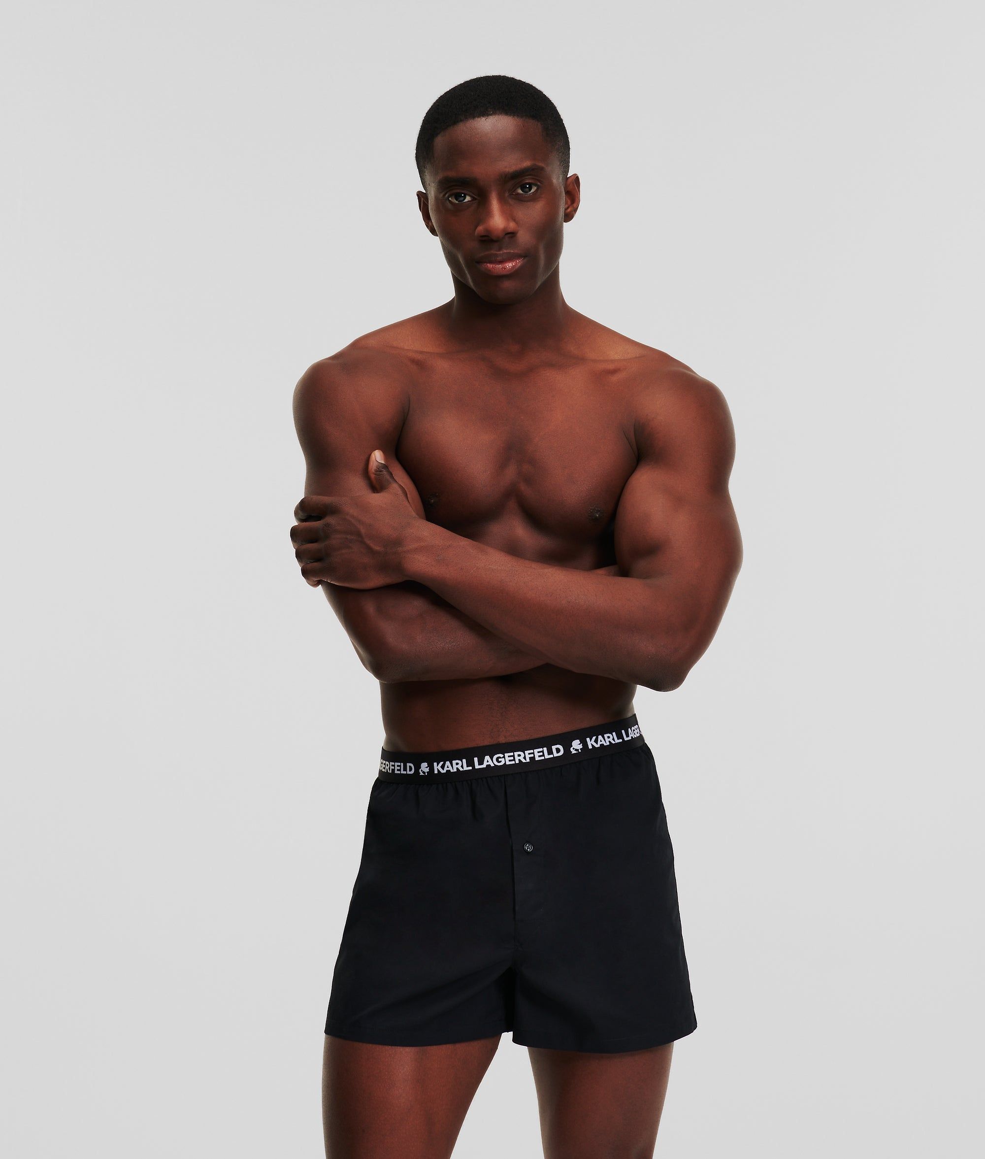 Logo Woven Boxer Shorts – 3 Pack, Man, , Size: Xs - Karl Lagerfeld - Modalova