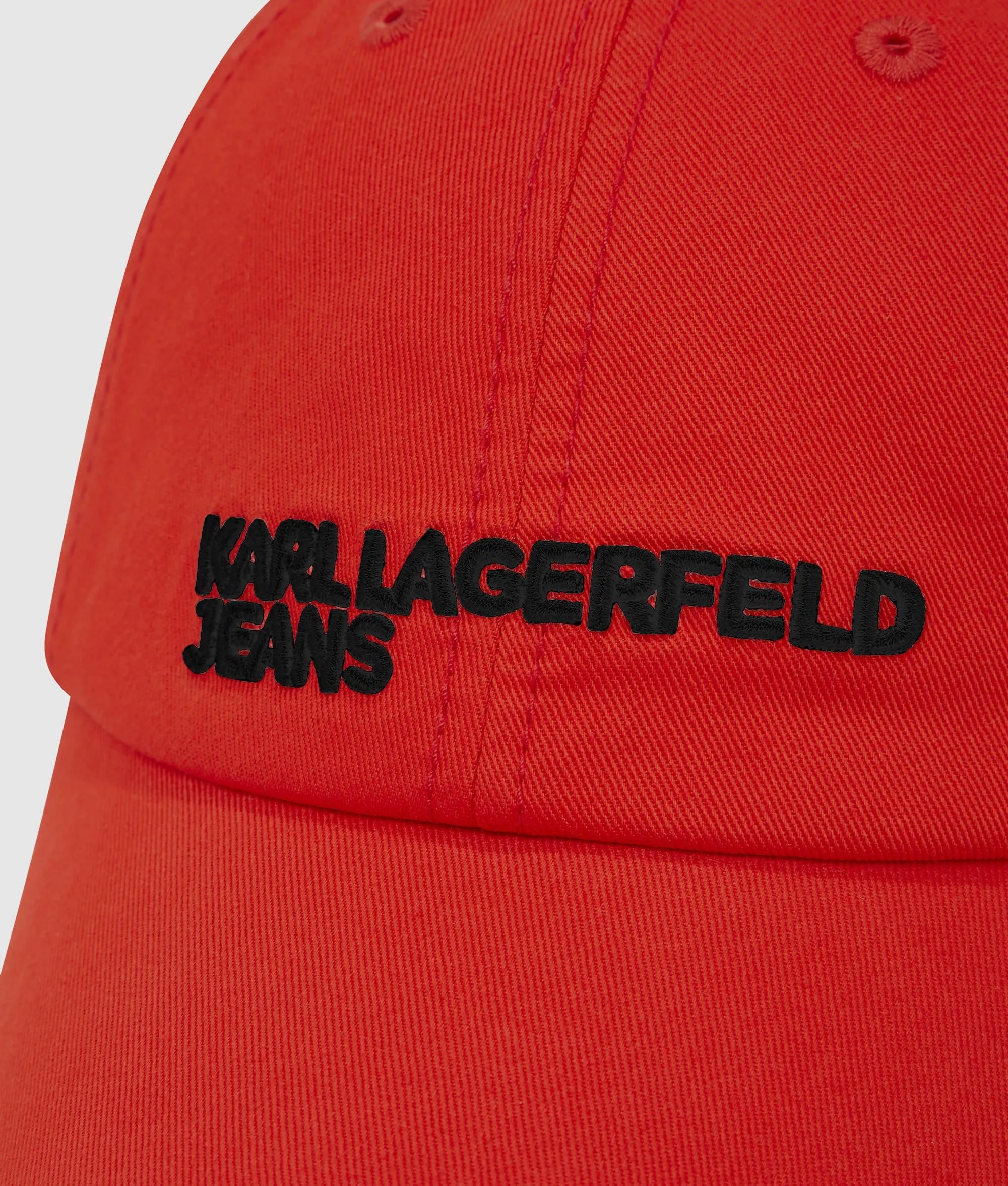 Distressed Logo Cap, Man, Red, Size: One Size - KL Jeans - Modalova