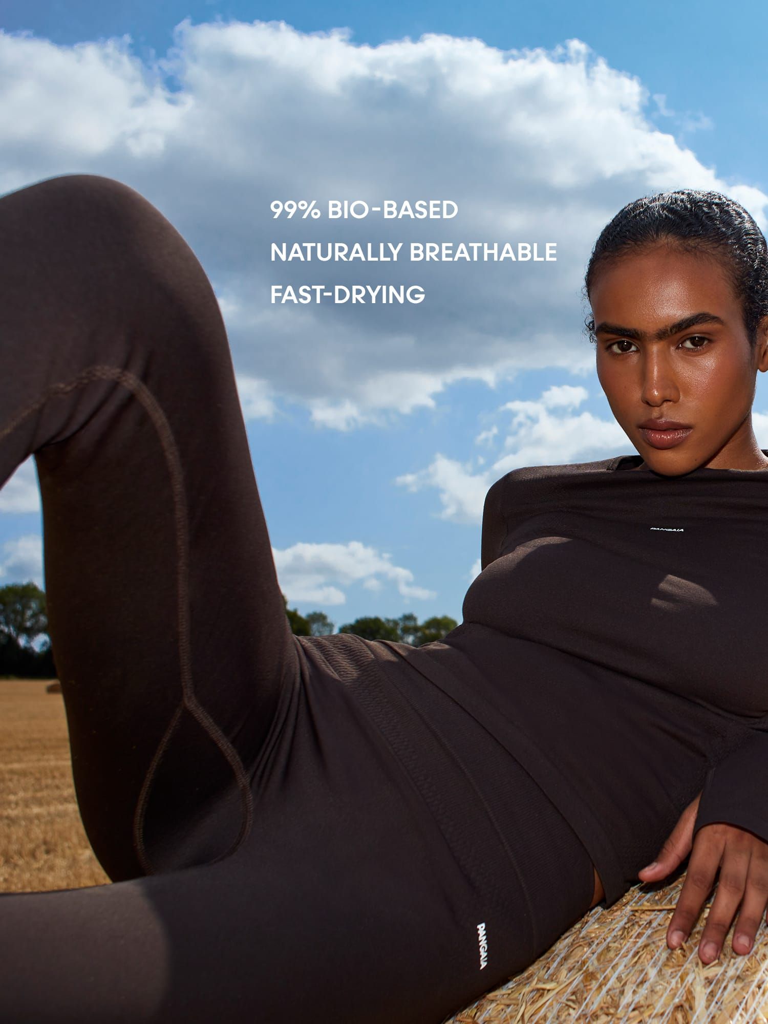Womens Bio-Based Leggings - PANGAIA - Modalova