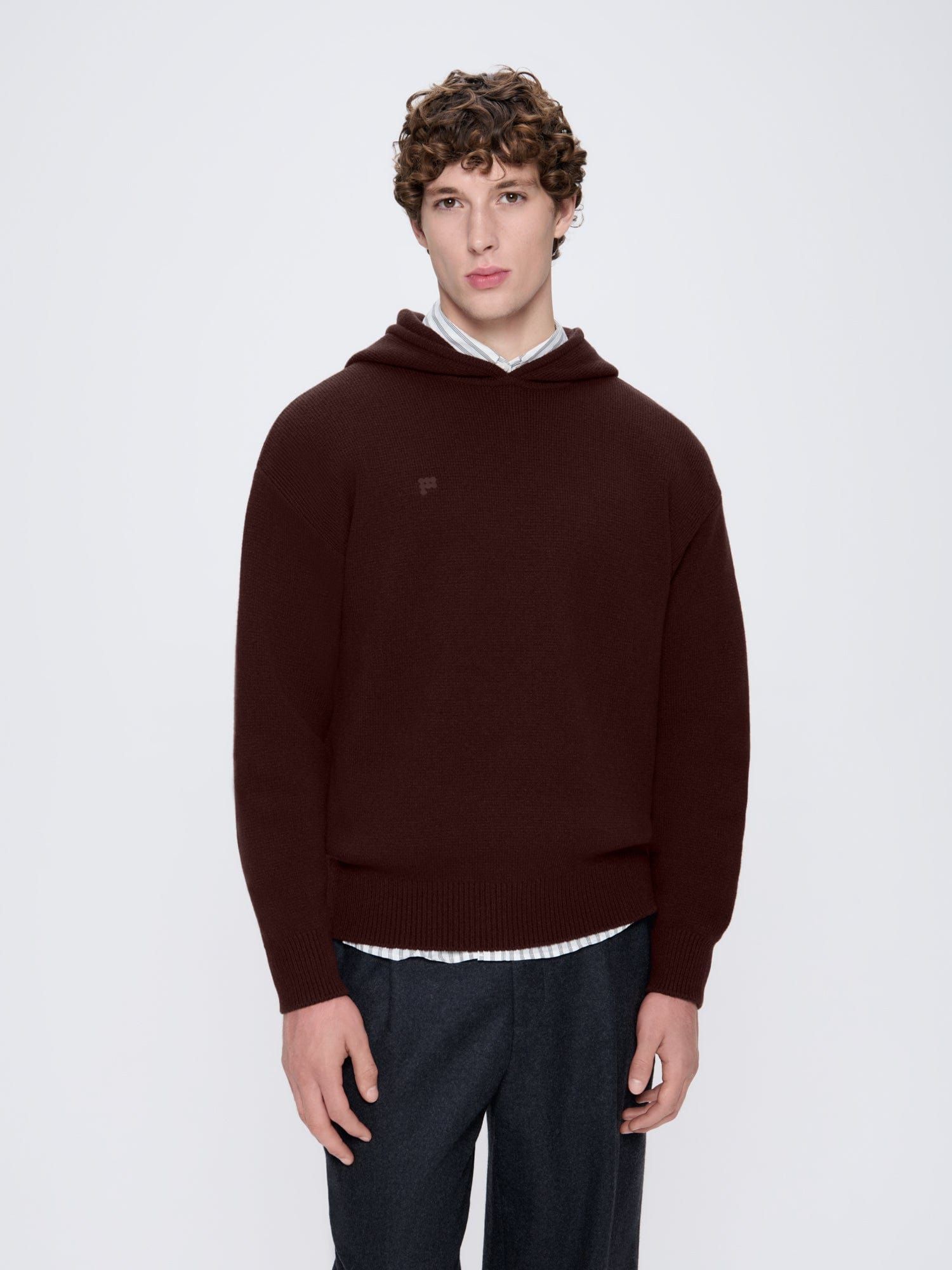 Mens Recycled Cashmere Hoodie - PANGAIA - Modalova