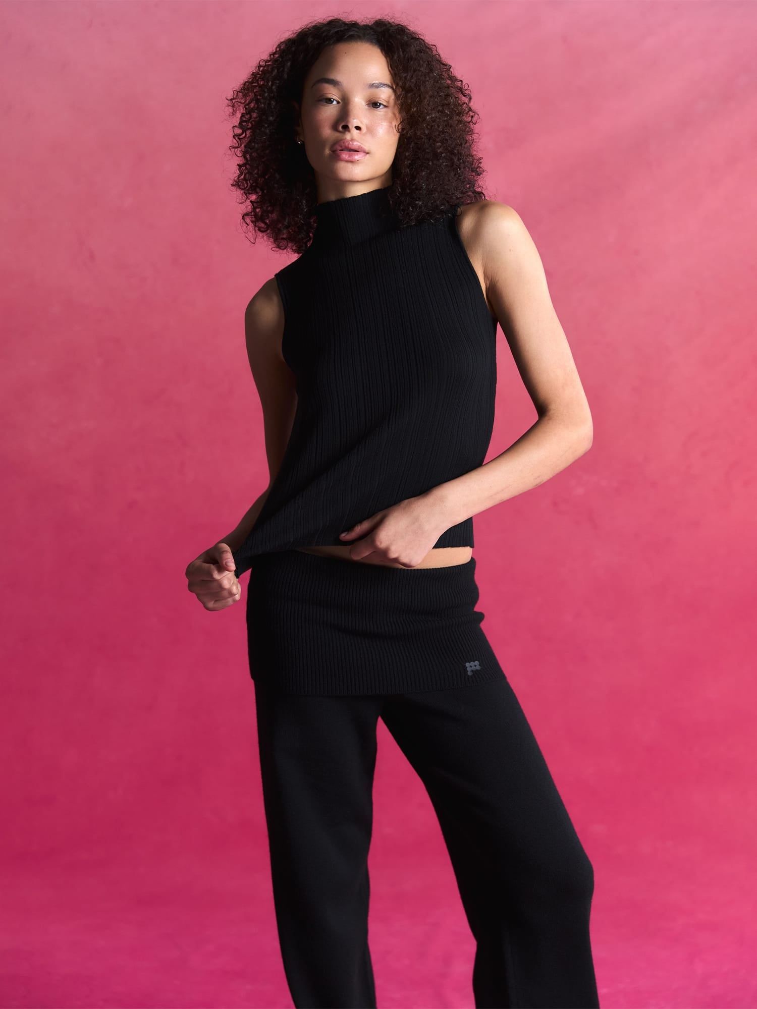 Womens Merino Wool Sleeveless Top - PANGAIA - Modalova