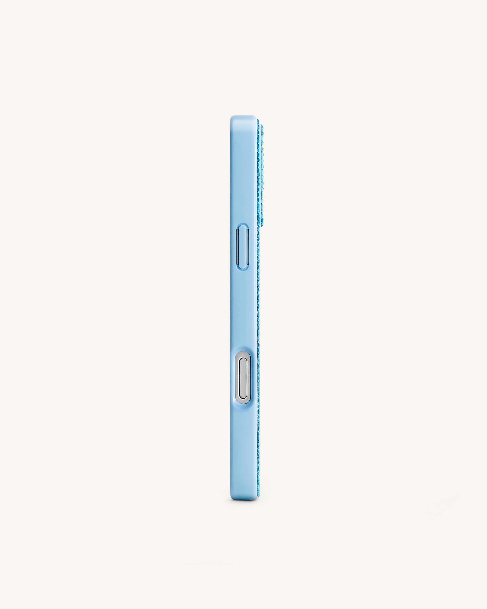 Olive Martini Artificial Crystal Phone Case - Light Blue - JW PEI - Modalova