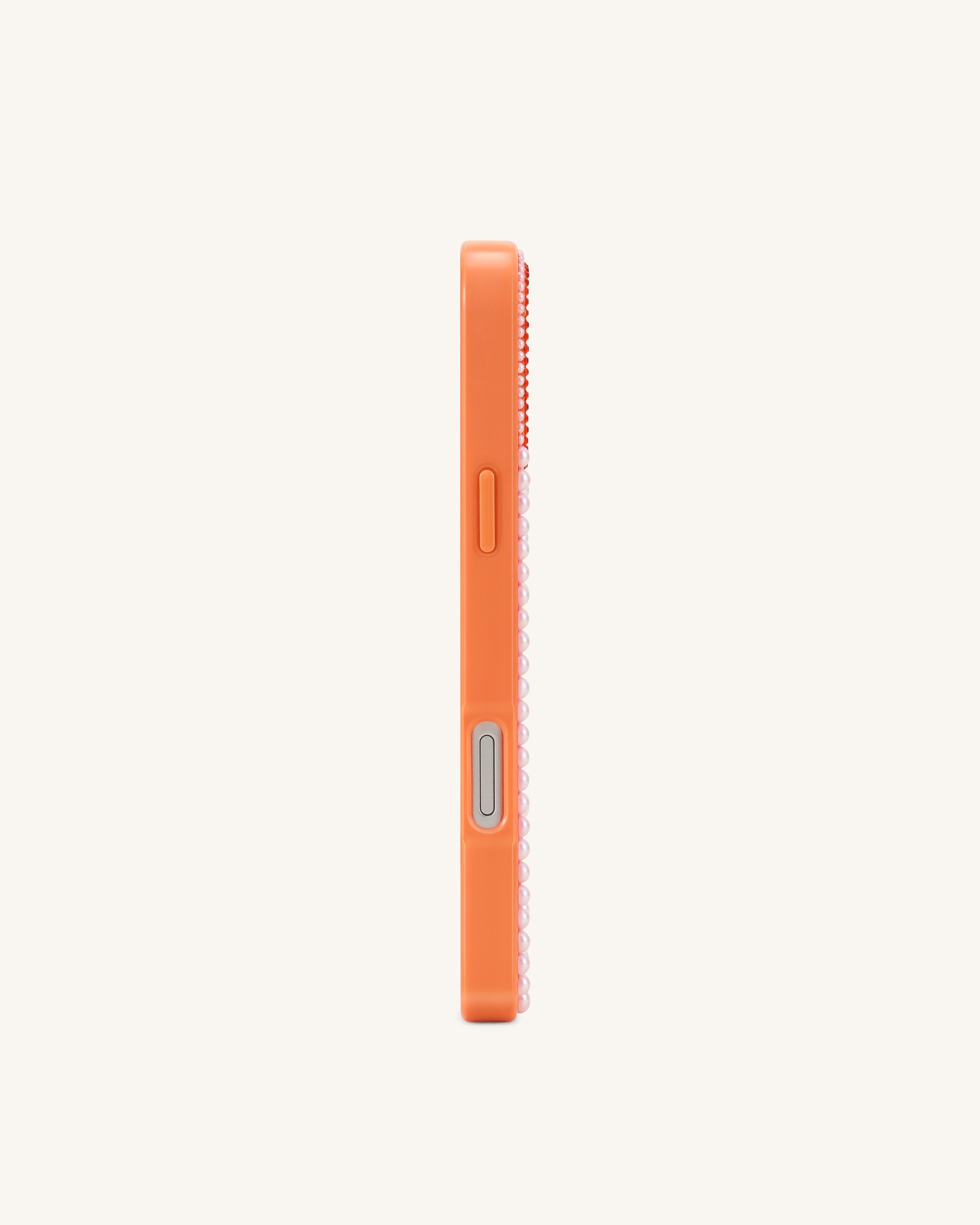 Mediterranean Sardines Artificial Crystal Phone Case - Orange - JW PEI - Modalova