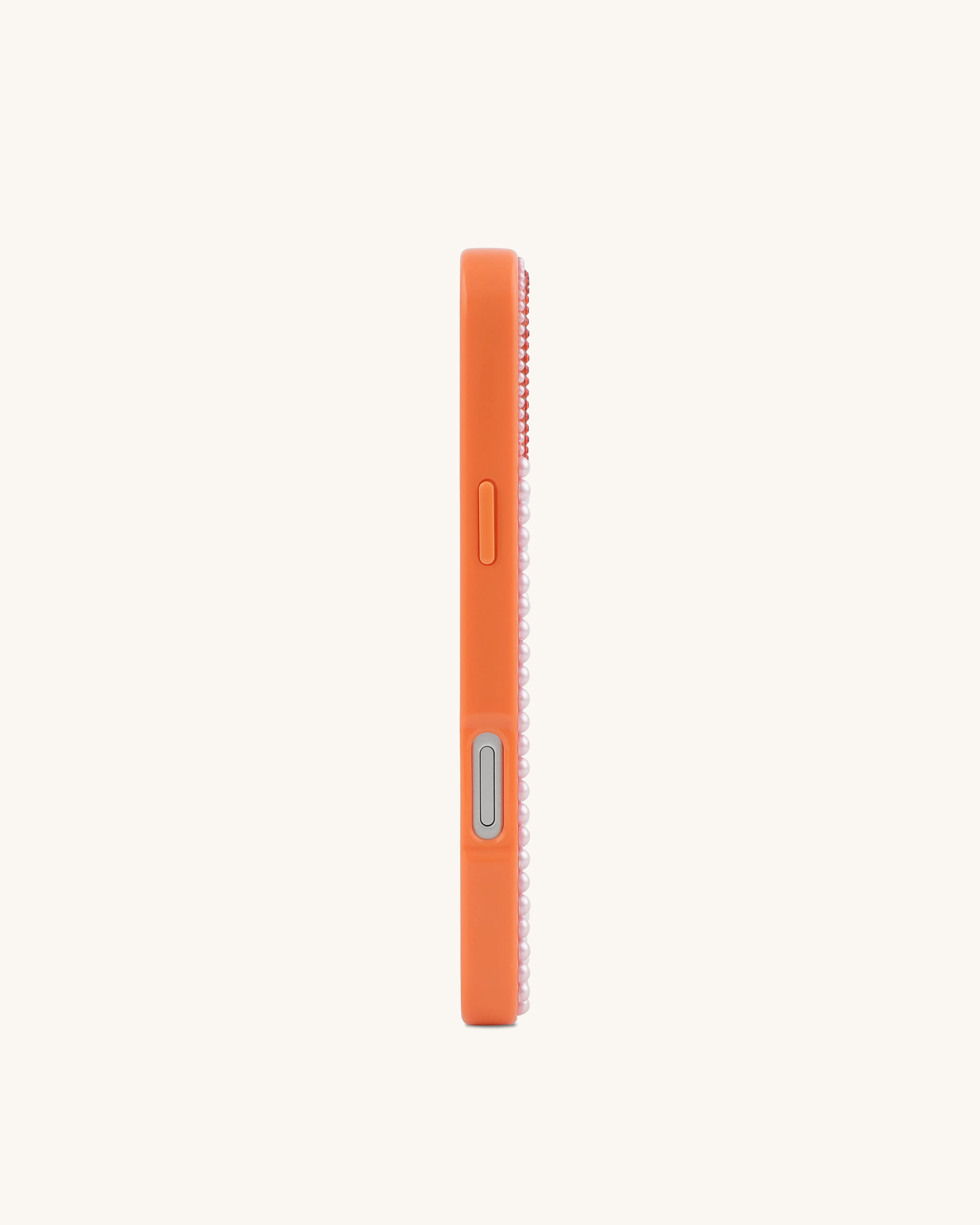 Mediterranean Sardines Artificial Crystal Phone Case - Orange - JW PEI - Modalova