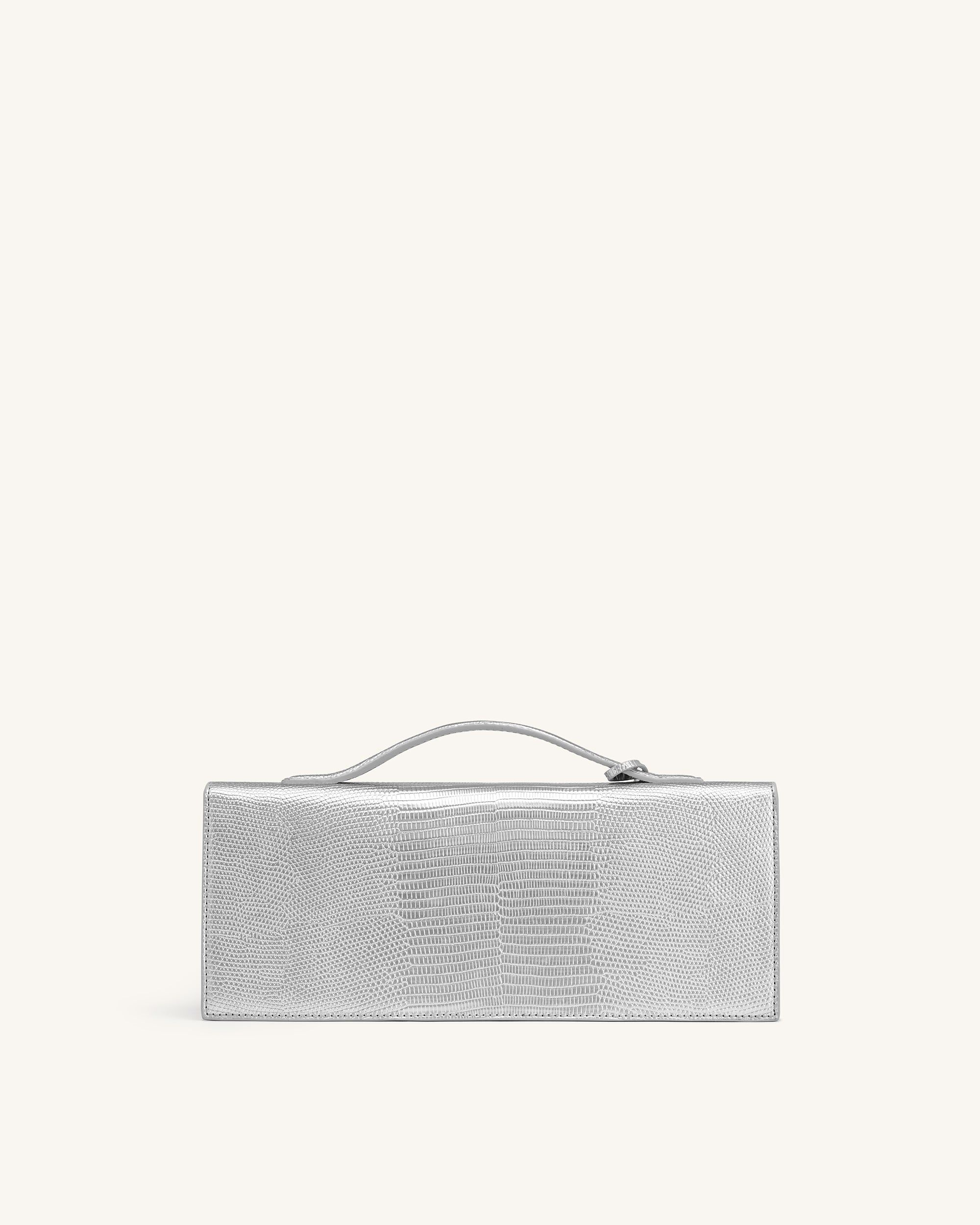 Celeste Envelope Top Handle Bag - Silver Lizard Texture - JW PEI - Modalova