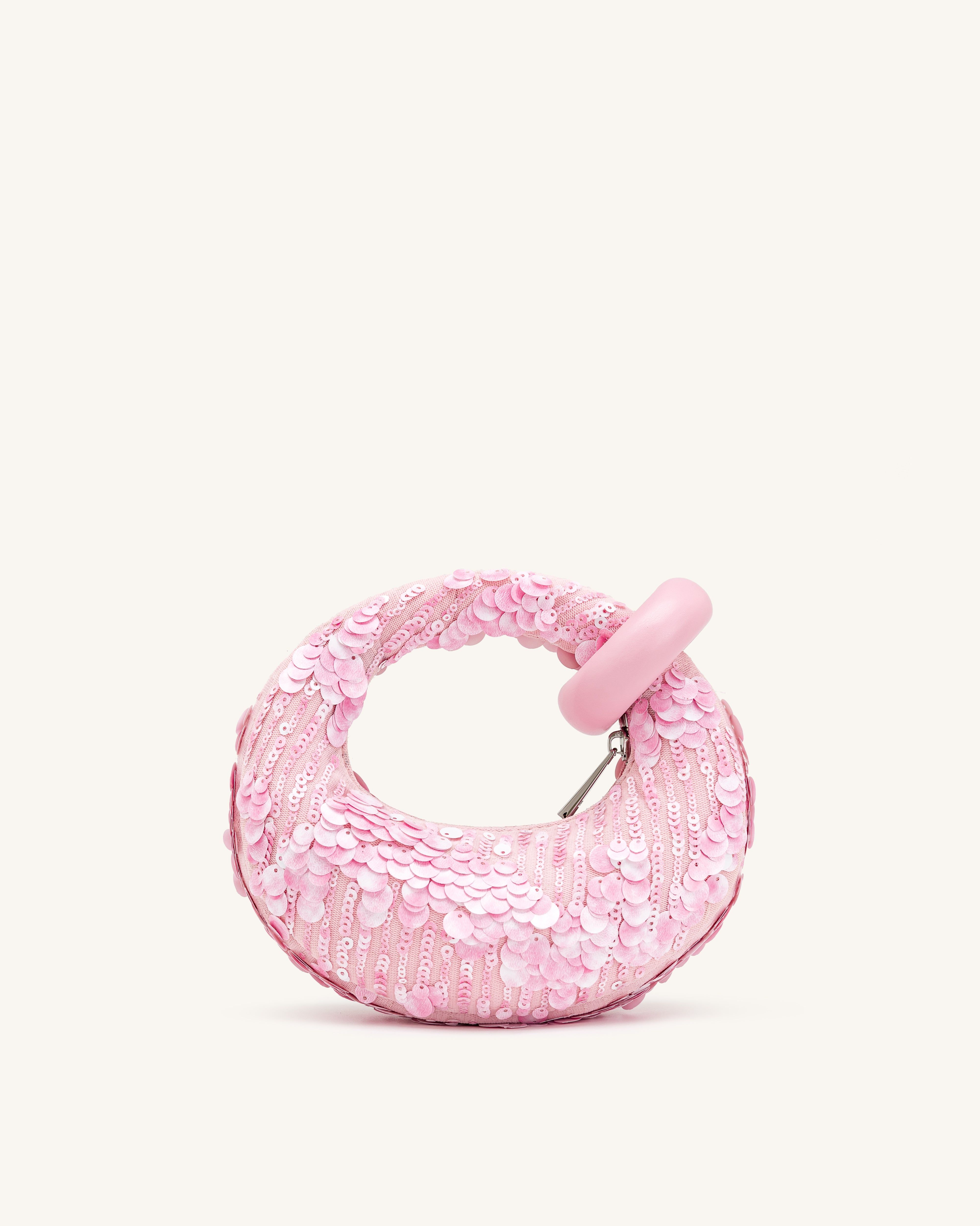 Abacus Sequin Mini Top Handle Bag - Pink - JW PEI - Modalova