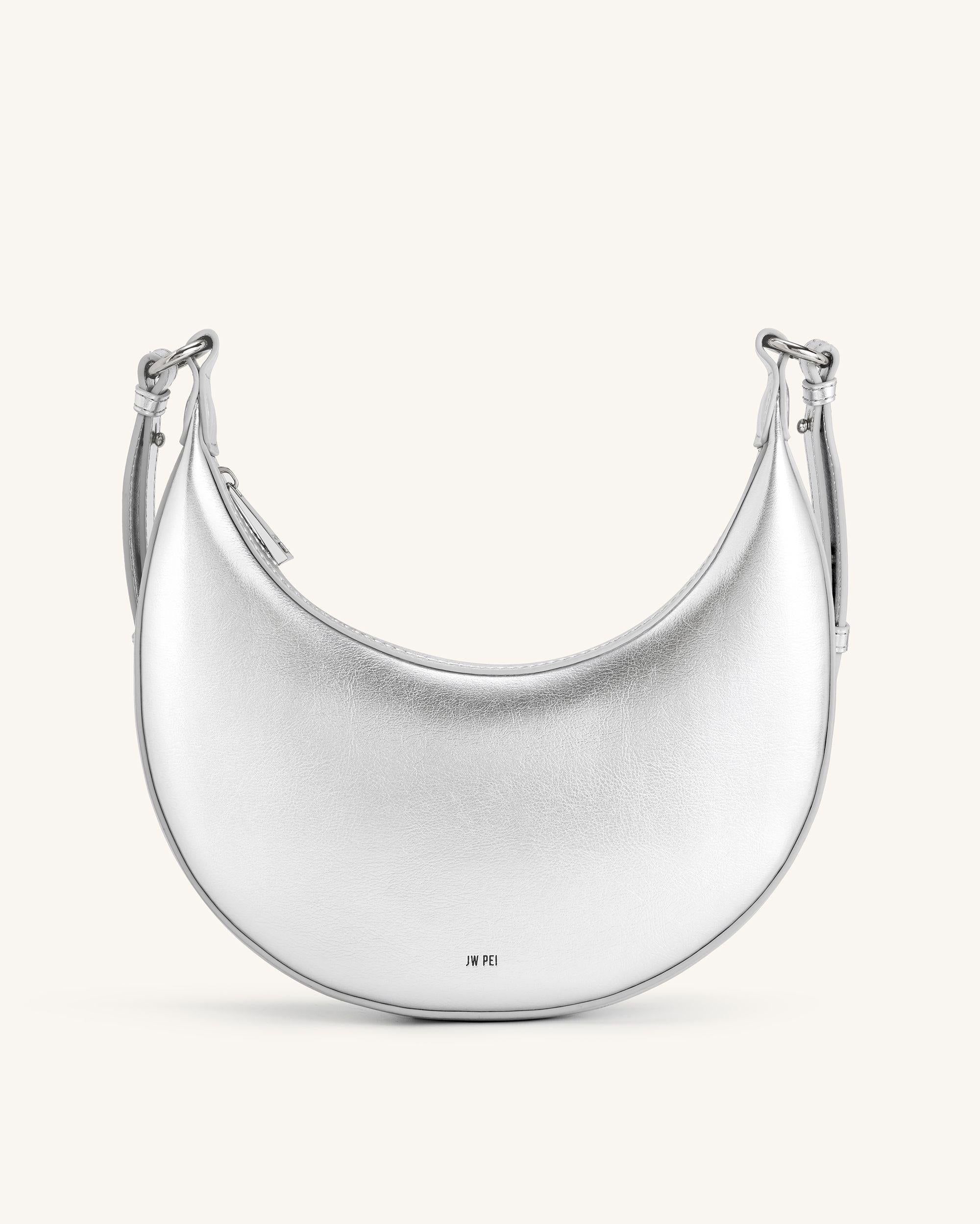 Carly Medium Shoulder Bag - Silver - JW PEI - Modalova