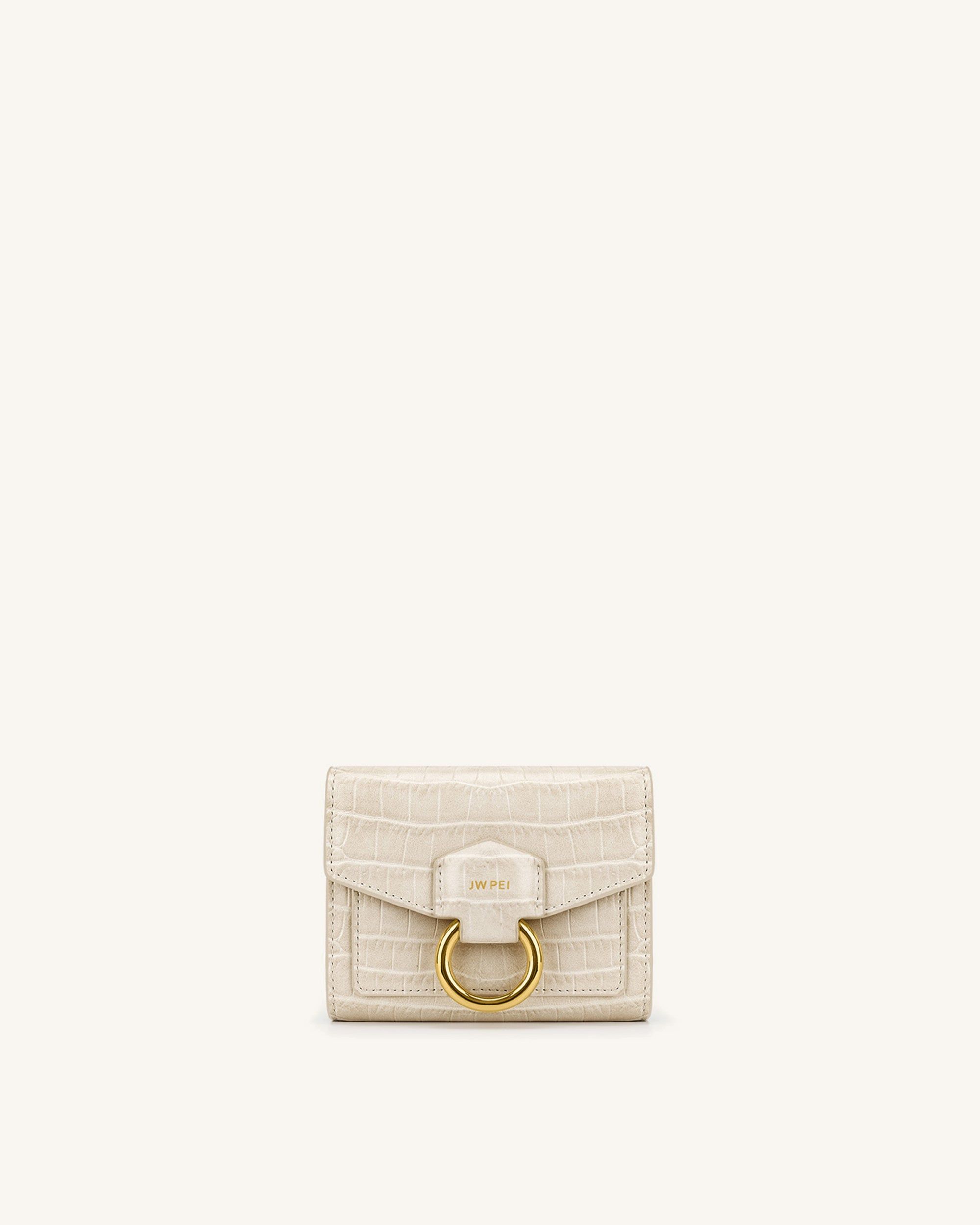 Stella Wallet - Ivory Croc - JW PEI - Modalova