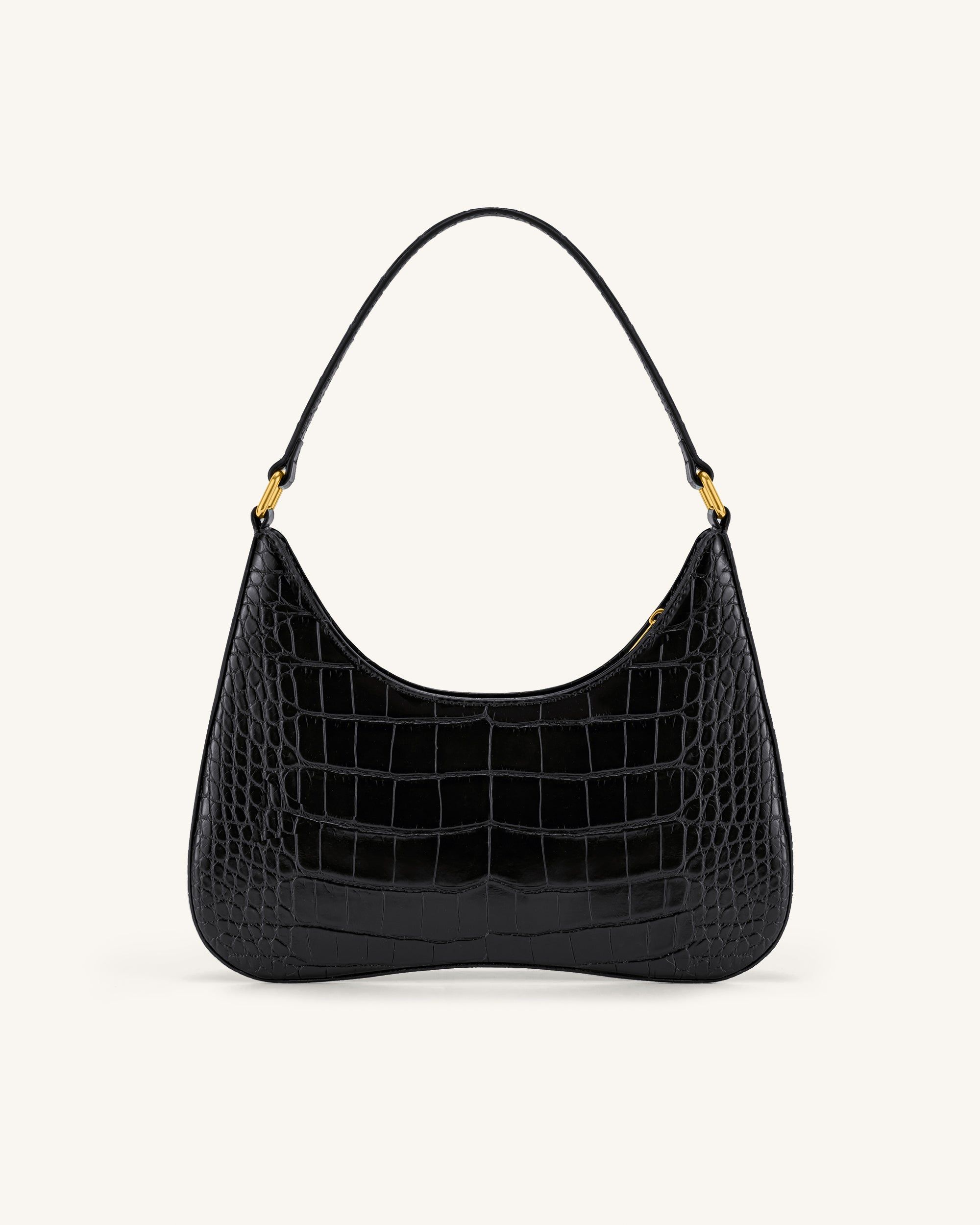 Ruby Shoulder Bag - Black Croc - JW PEI - Modalova